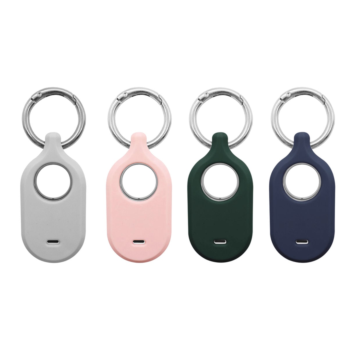 Schlüsselanhänger Set »Silicone Case für Samsung SmartTag2«, (Set, bestehend aus 4...