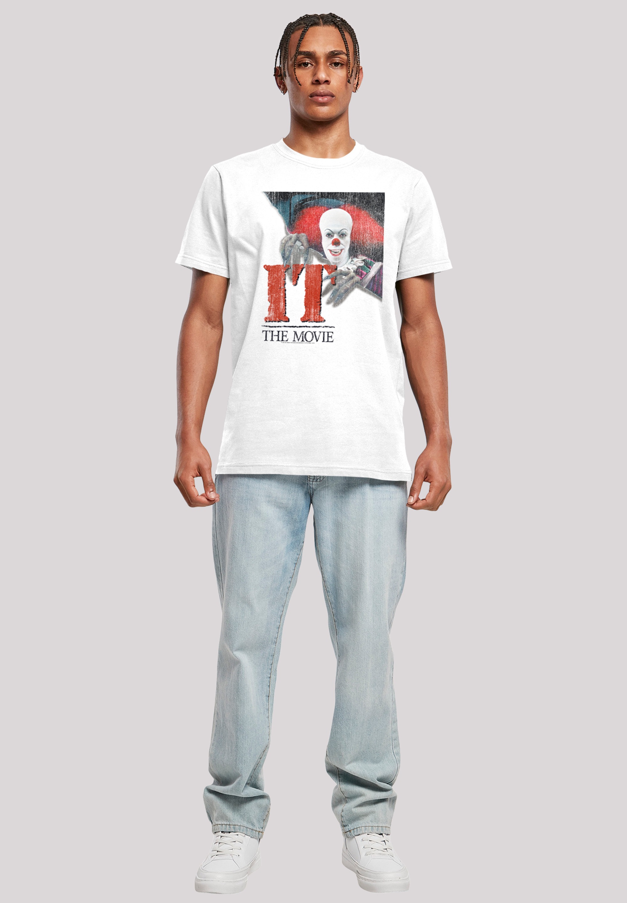 F4NT4STIC T-Shirt »IT Distressed Poster«, Herren,Premium Merch,Regular-Fit,Basic,Bedruckt