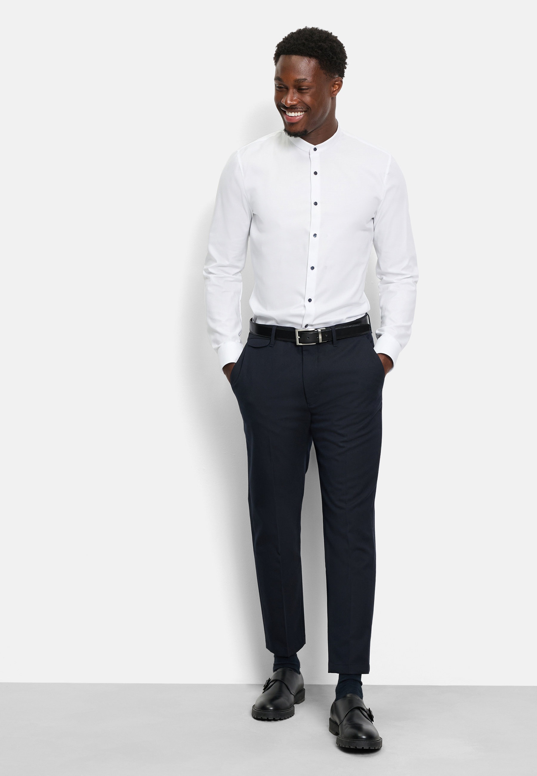 OLYMP Businesshemd »OLYMP No. Six, super slim, Businesshemd, Stehkragen«