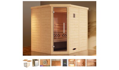 weka Sauna »Brevik 1«, 7,5 kW Ofen mit ext. Steuerung kaufen