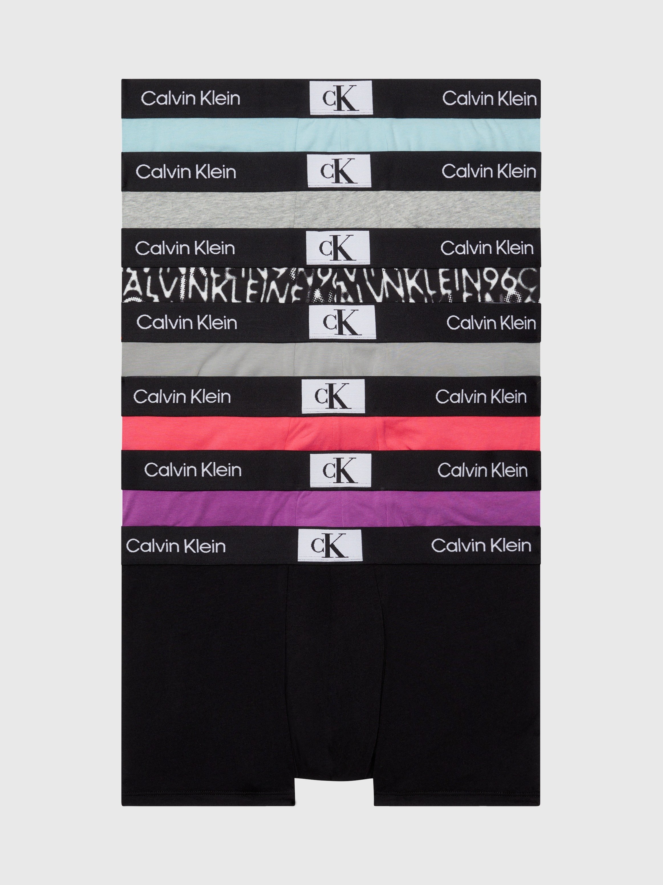 Calvin Klein Underwear Trunk "TRUNK 7PK", (Packung, 7 St., 7er-Pack), mit Logo-Elastikbund