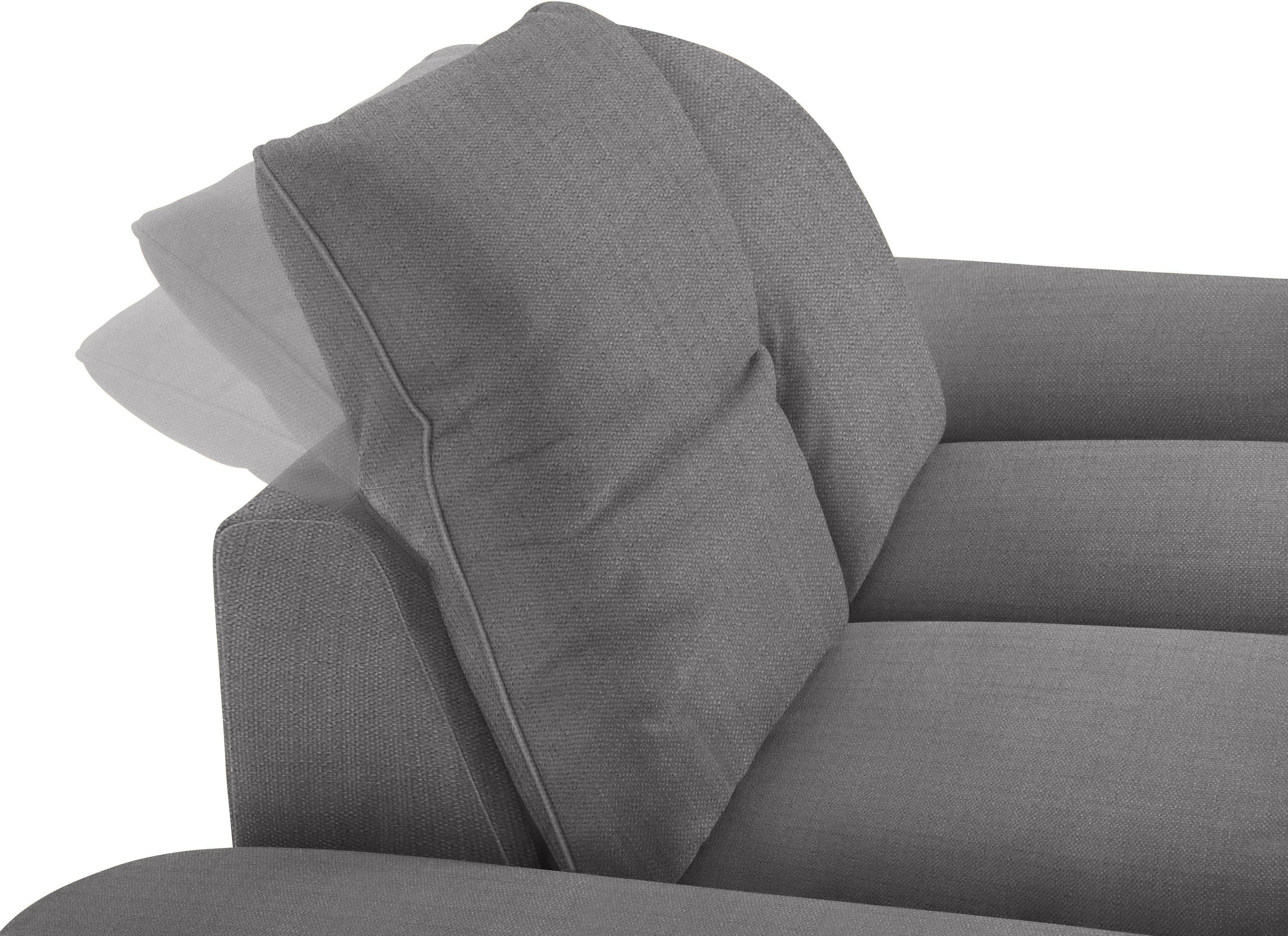 W.SCHILLIG 2-Sitzer »enjoy&MORE«, mit Sitztiefenverstellung, Füße Chrom glänzend, Breite 202 cm