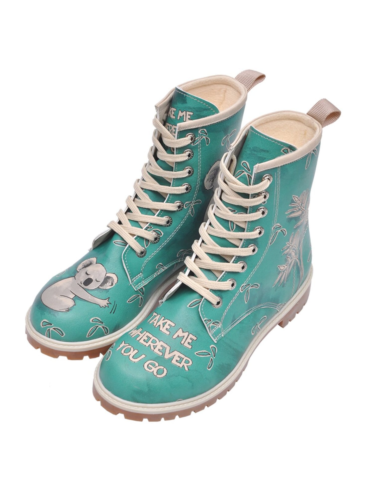 DOGO Schnürboots "Long Boots Schnürstiefel Koala Damen Stiefeletten, Longe günstig online kaufen