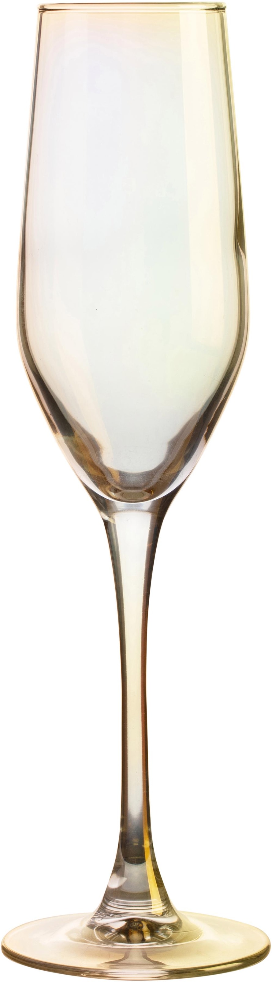 Luminarc Sektglas »Trinkglas Shiny«, (Set, 4 tlg.), Gläser Set, farblich beschichtet, 4-teilig