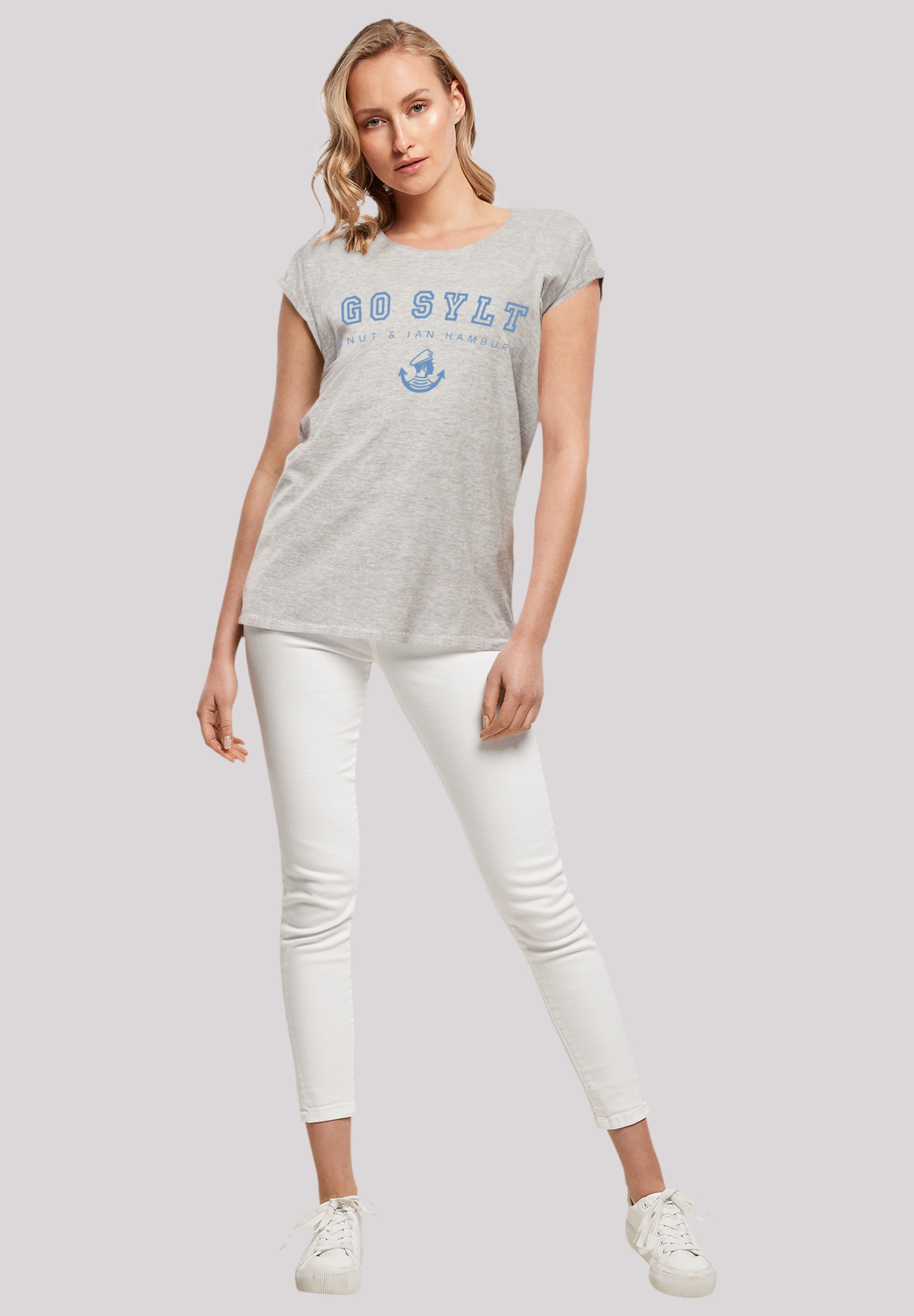 F4NT4STIC T-Shirt »Go Sylt Knut & Jan Hamburg«, Print
