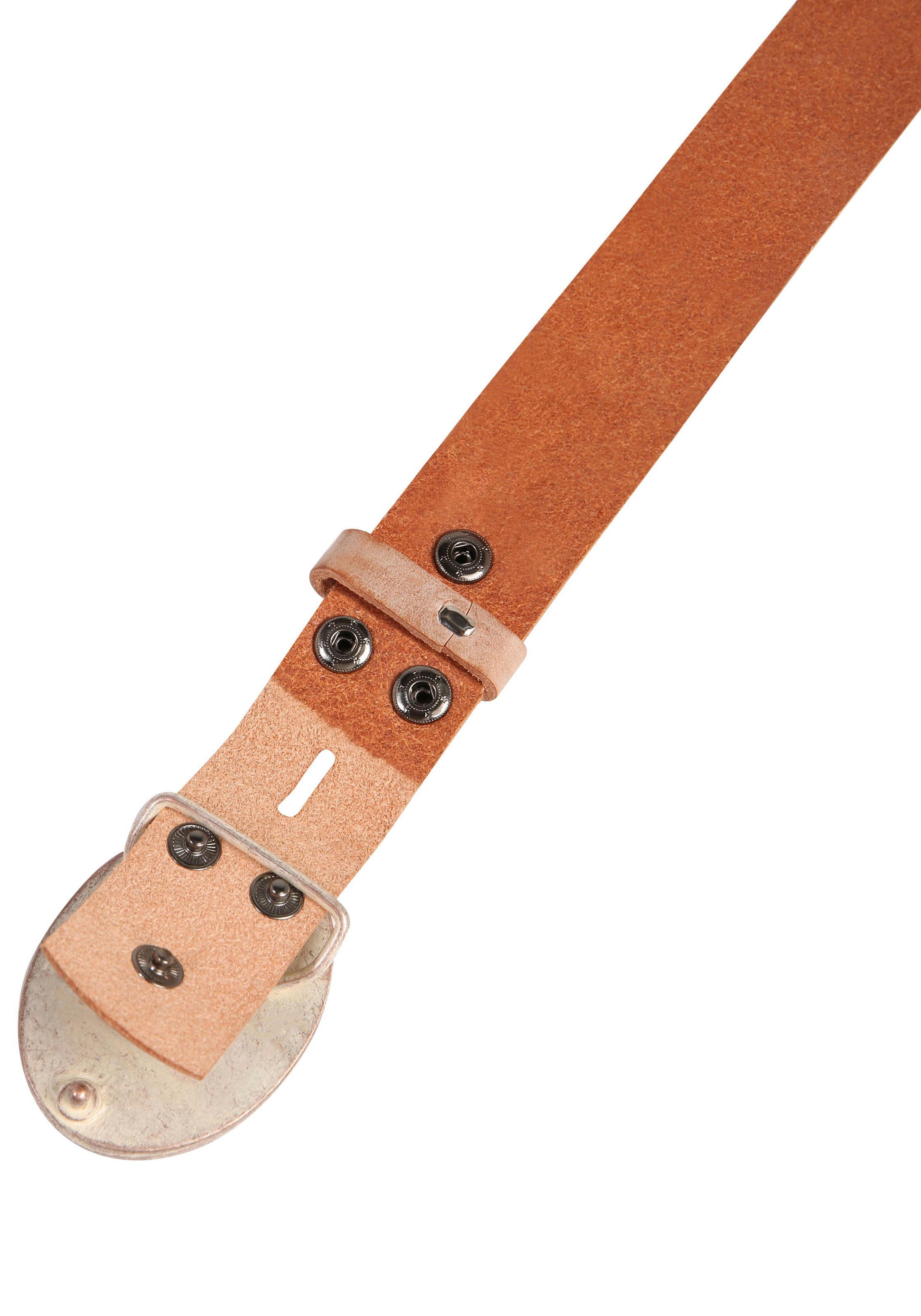 Thumbnail - Rettungsring Gürtel Ledergürtel mit austauschbarer Schließe "Seestern Rosa Kristall"