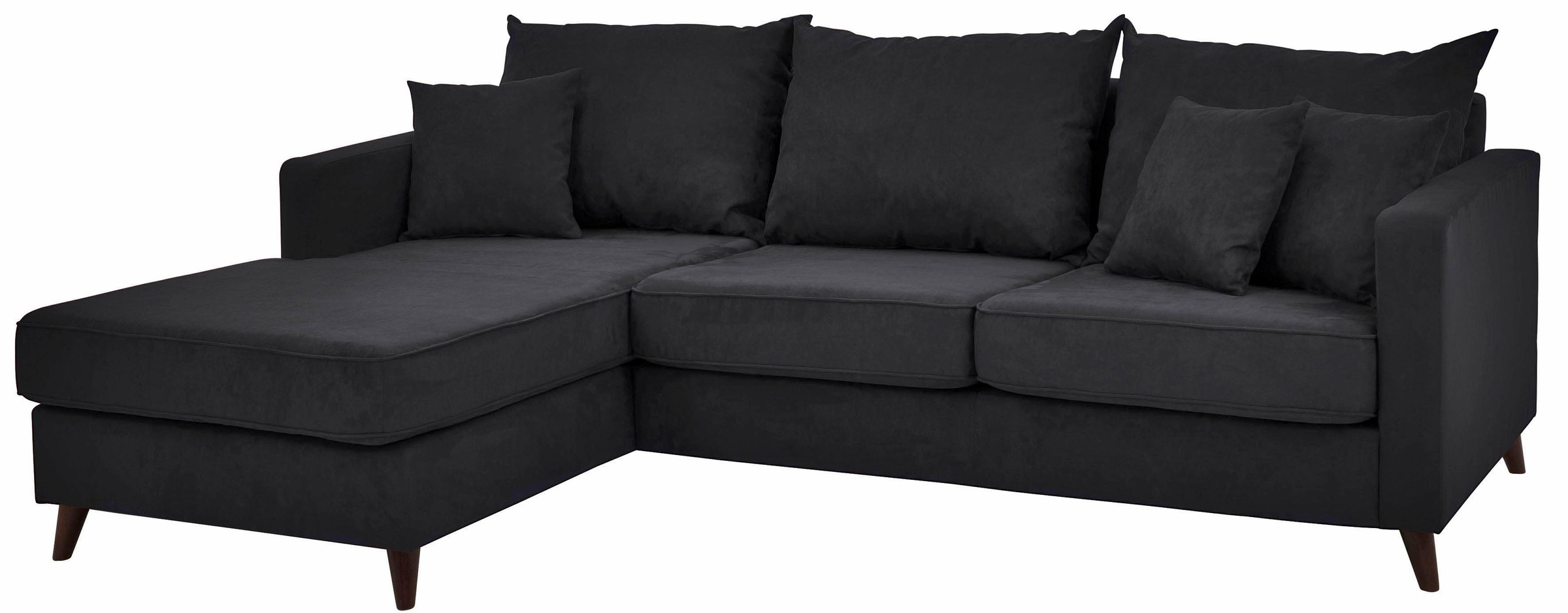 Home affaire Ecksofa "Renesse L-Form", lose Kissen, Keder an Sitzkissen günstig online kaufen
