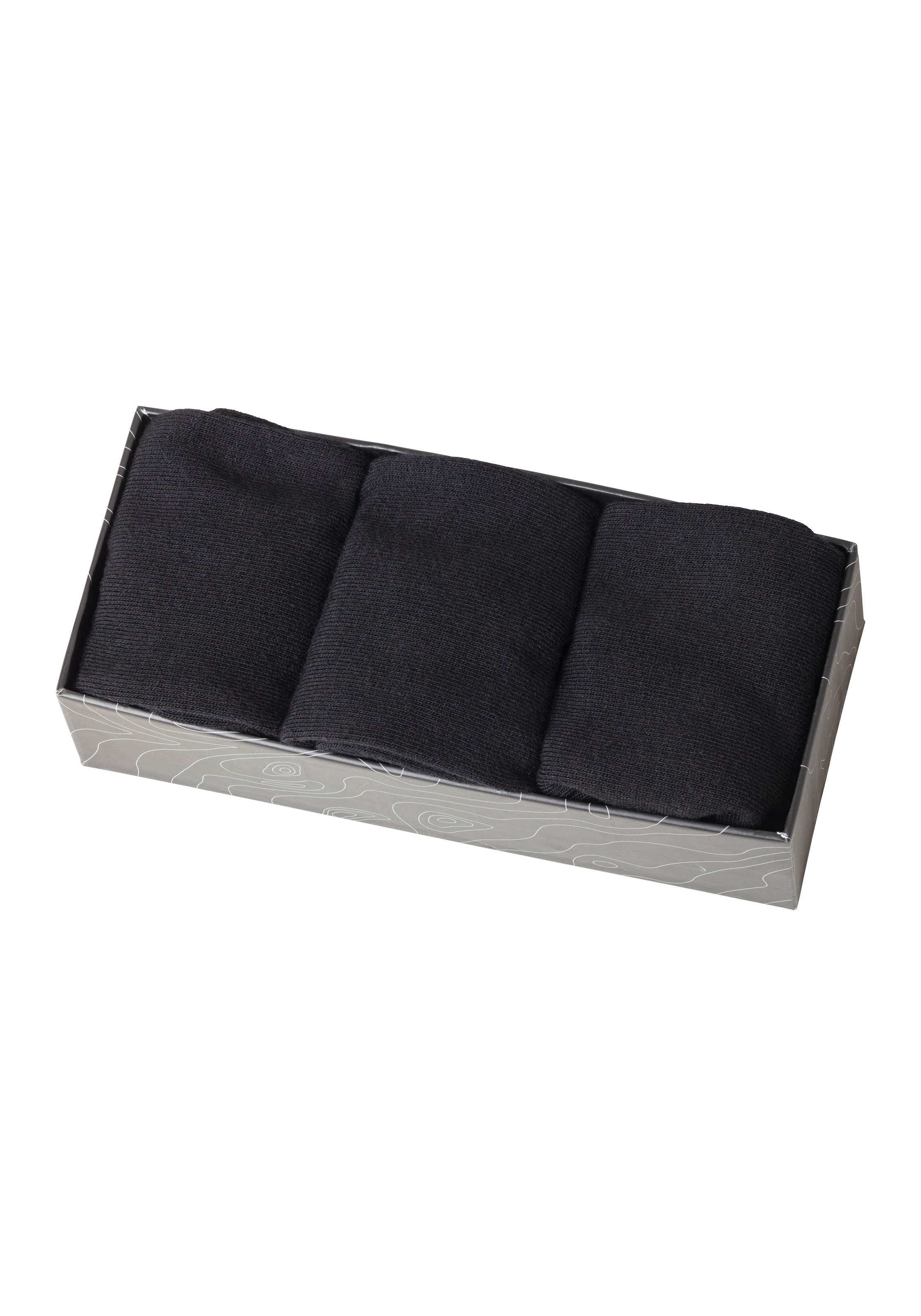 John Devin Businesssocken, (Packung, 3 Paar), mit längerer Schaftlänge, verpackt in einer Box