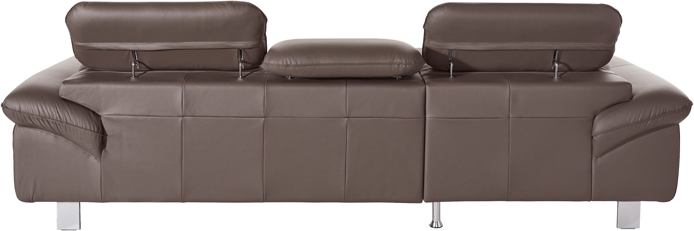 COTTA Polstergarnitur »Driver L-Form«, (Set), Set bestehend aus: Ecksofa mit Kopfteilverstellung & Hocker