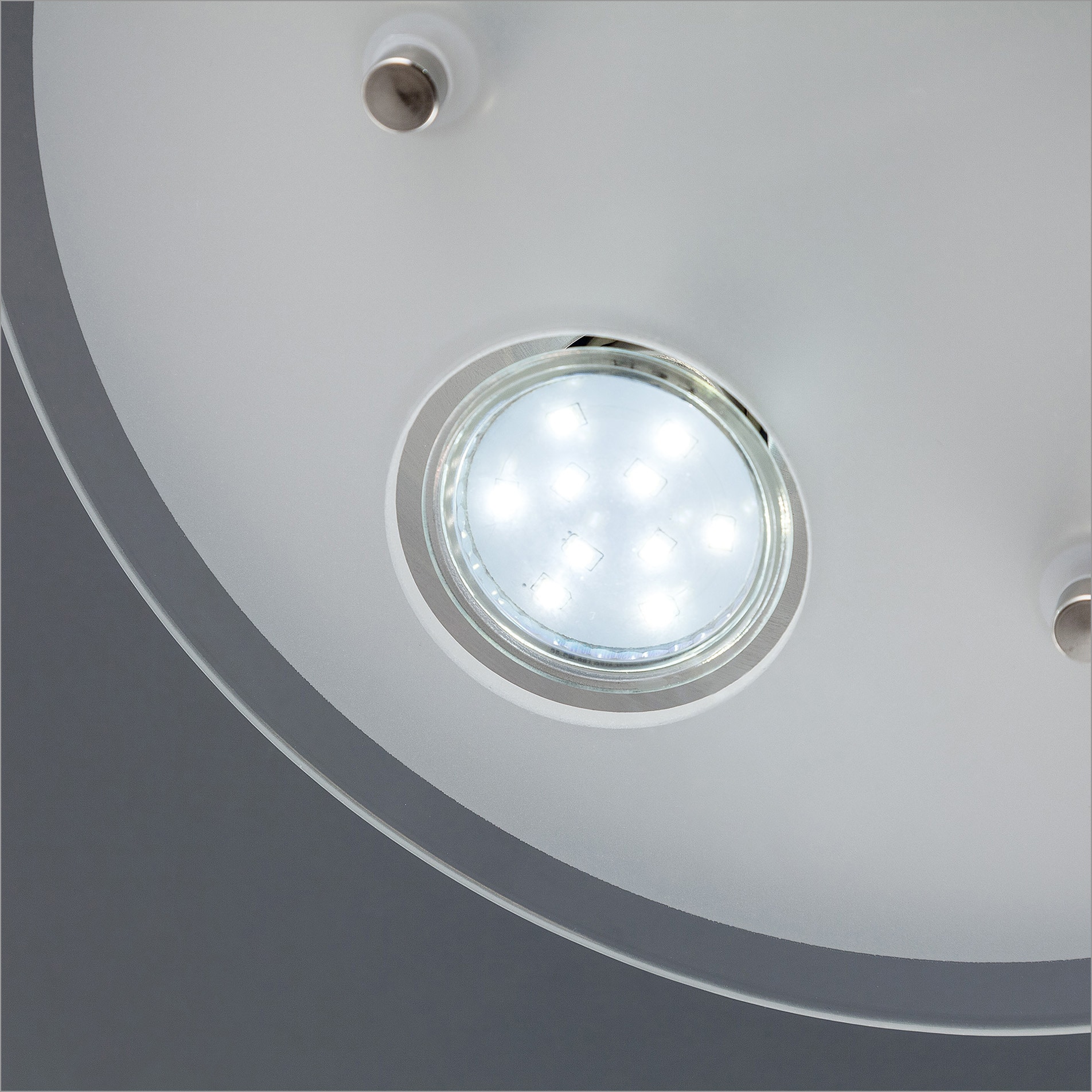 B.K.Licht LED Deckenleuchte warmweiß BAUR GU10 Deckenlampe 250 Glas »Dinora«, LED flammig-flammig, inkl. Strahler 3 | 3W Lumen LED