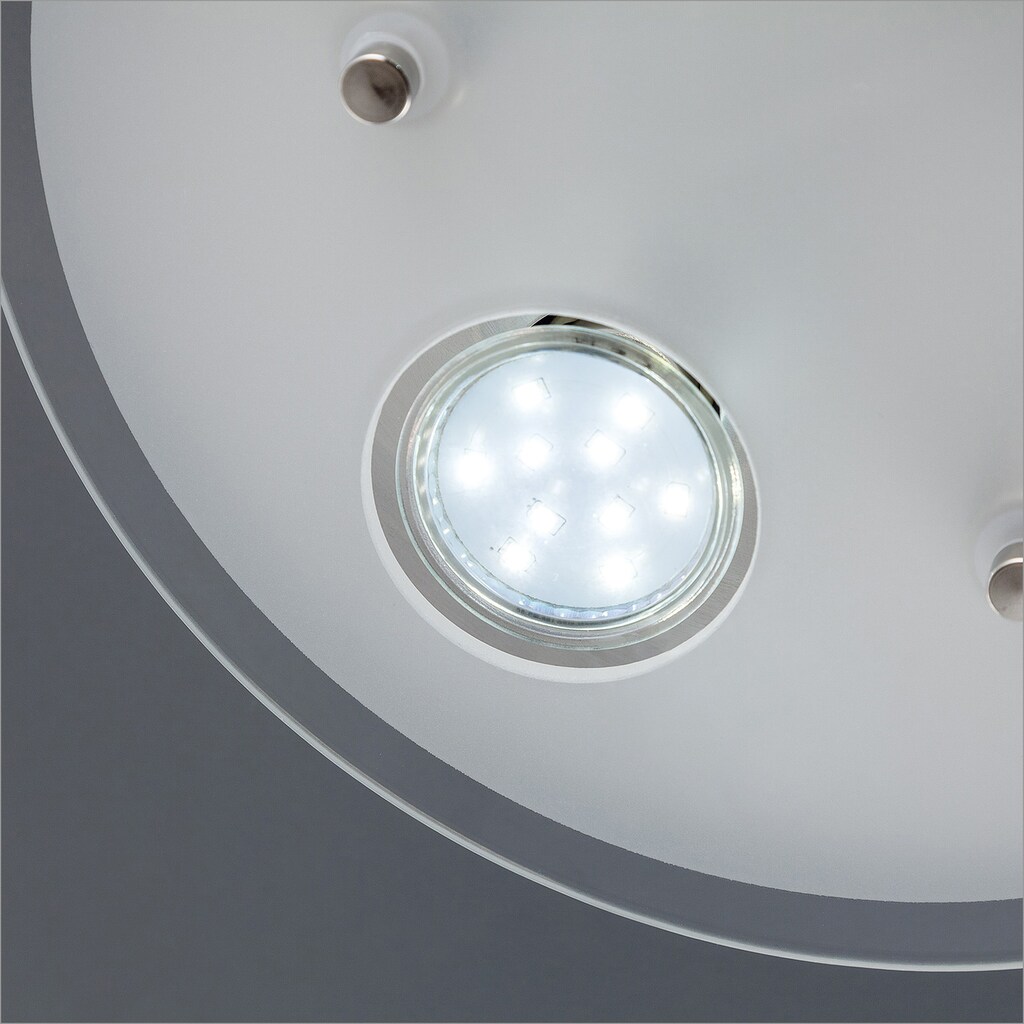 B.K.Licht LED Deckenleuchte »Dinora«, 3 flammig-flammig, LED Deckenlampe Strahler inkl. 3W GU10 LED 250 Lumen warmweiß Glas