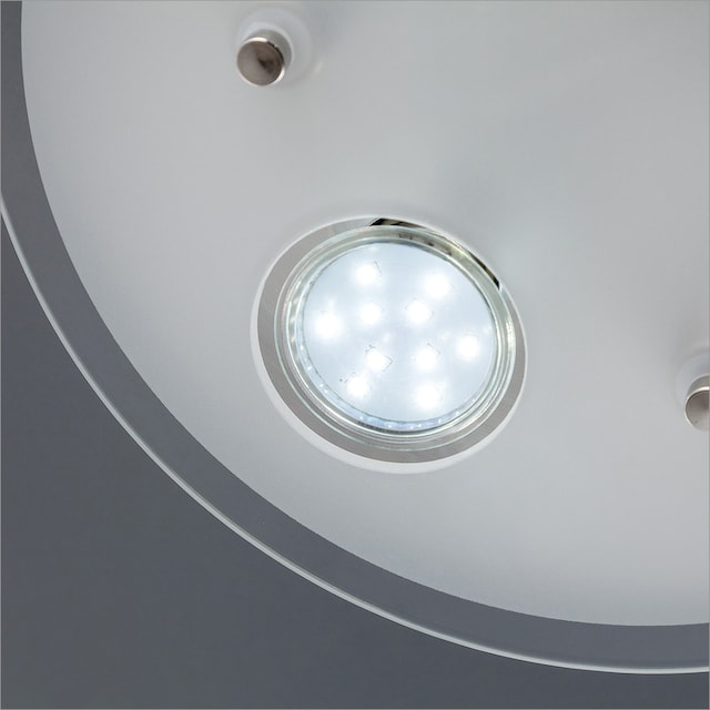 B.K.Licht LED Deckenleuchte »Dinora«, 3 flammig-flammig, LED Deckenlampe  Strahler inkl. 3W GU10 LED 250 Lumen warmweiß Glas | BAUR