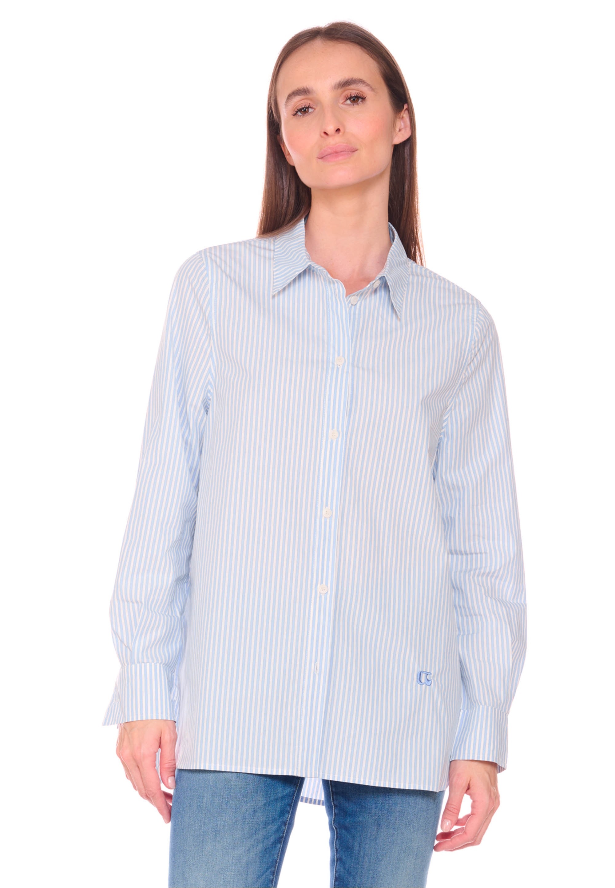 Le Temps Des Cerises Klassische Bluse "JAMAY", mit gestreiftem Design