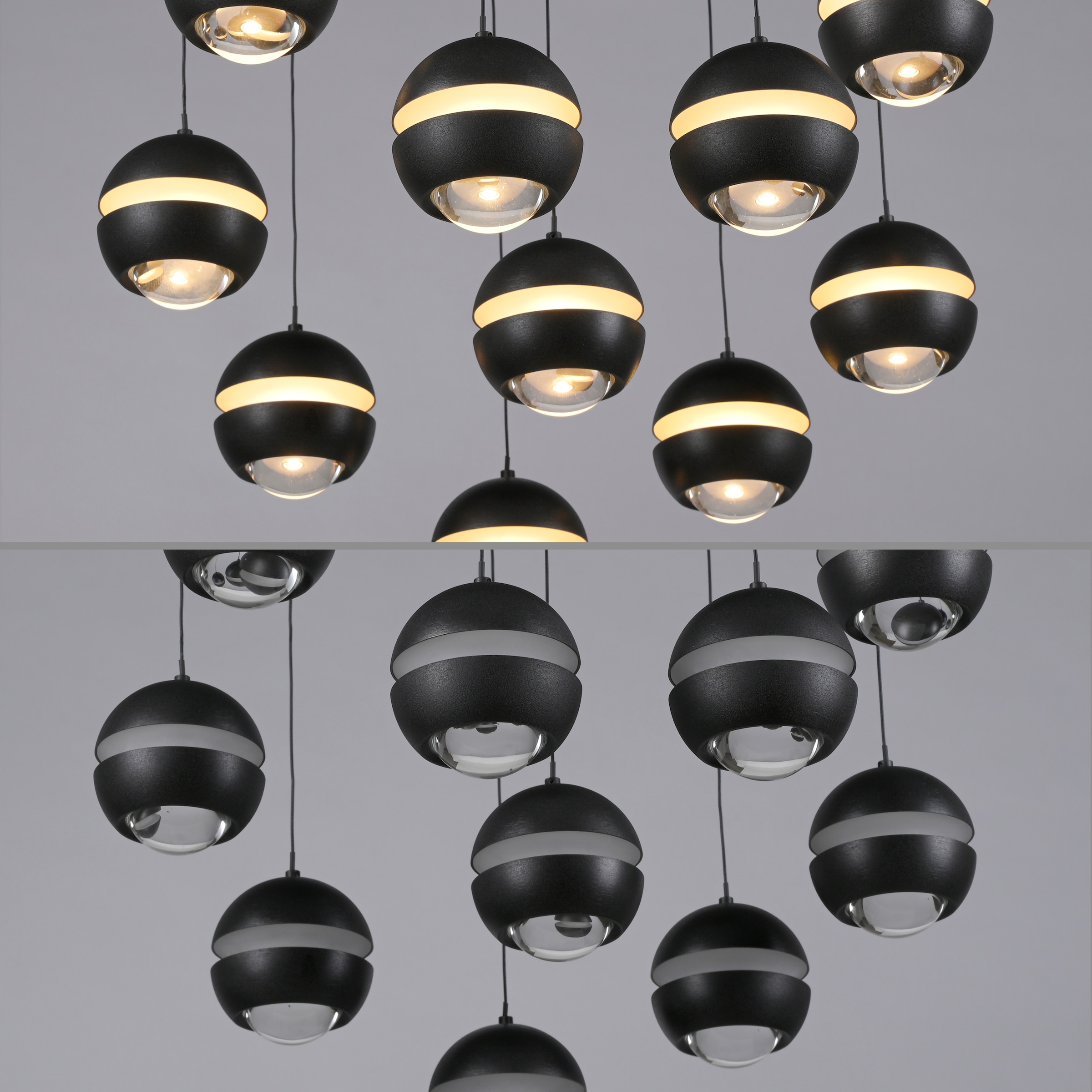 SCHÖNER WOHNEN-Kollektion LED Pendelleuchte »LINI« LED-Board 1 Stk. Warmweiß SCHÖNER WOHNEN Kollektion, 3-Stufen Dimmer, Comfort-Lift