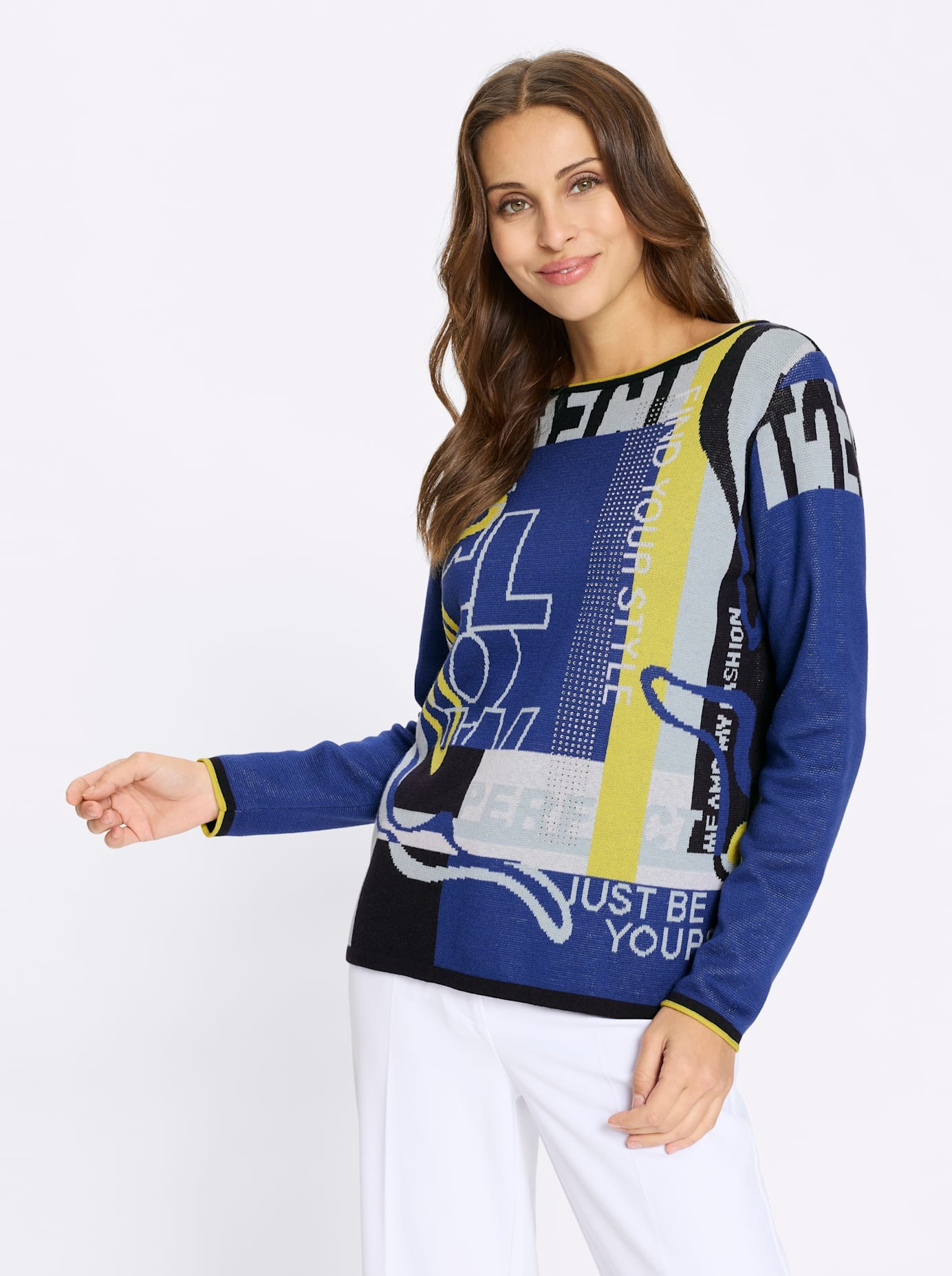 Inspirationen Jacquardpullover »Strickpullover«