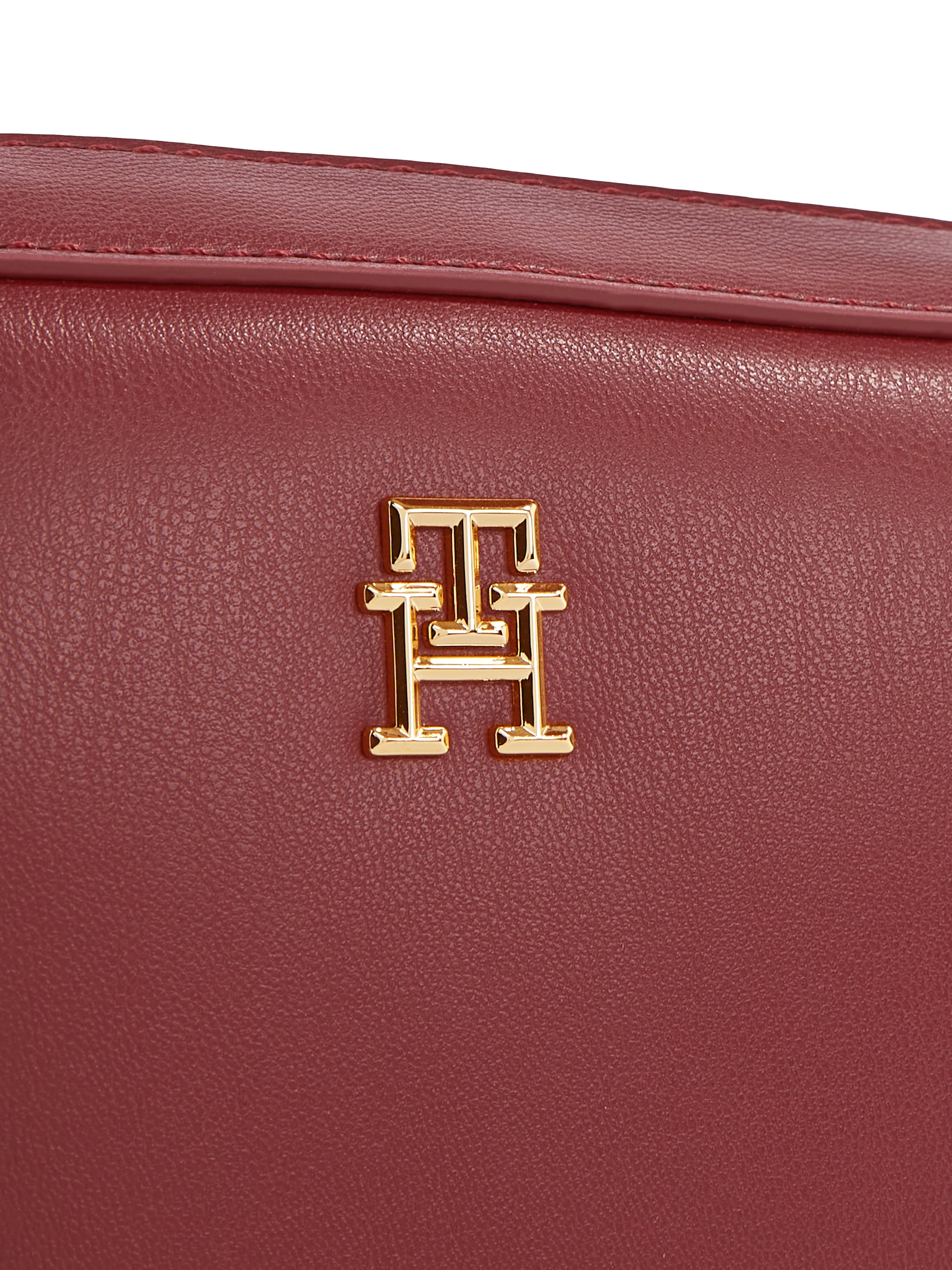 Tommy Hilfiger Umhängetasche »TH DISTINCT CAMERA BAG«, Damen Schultertasche, Henkeltasche mit TH-Schmuckelement