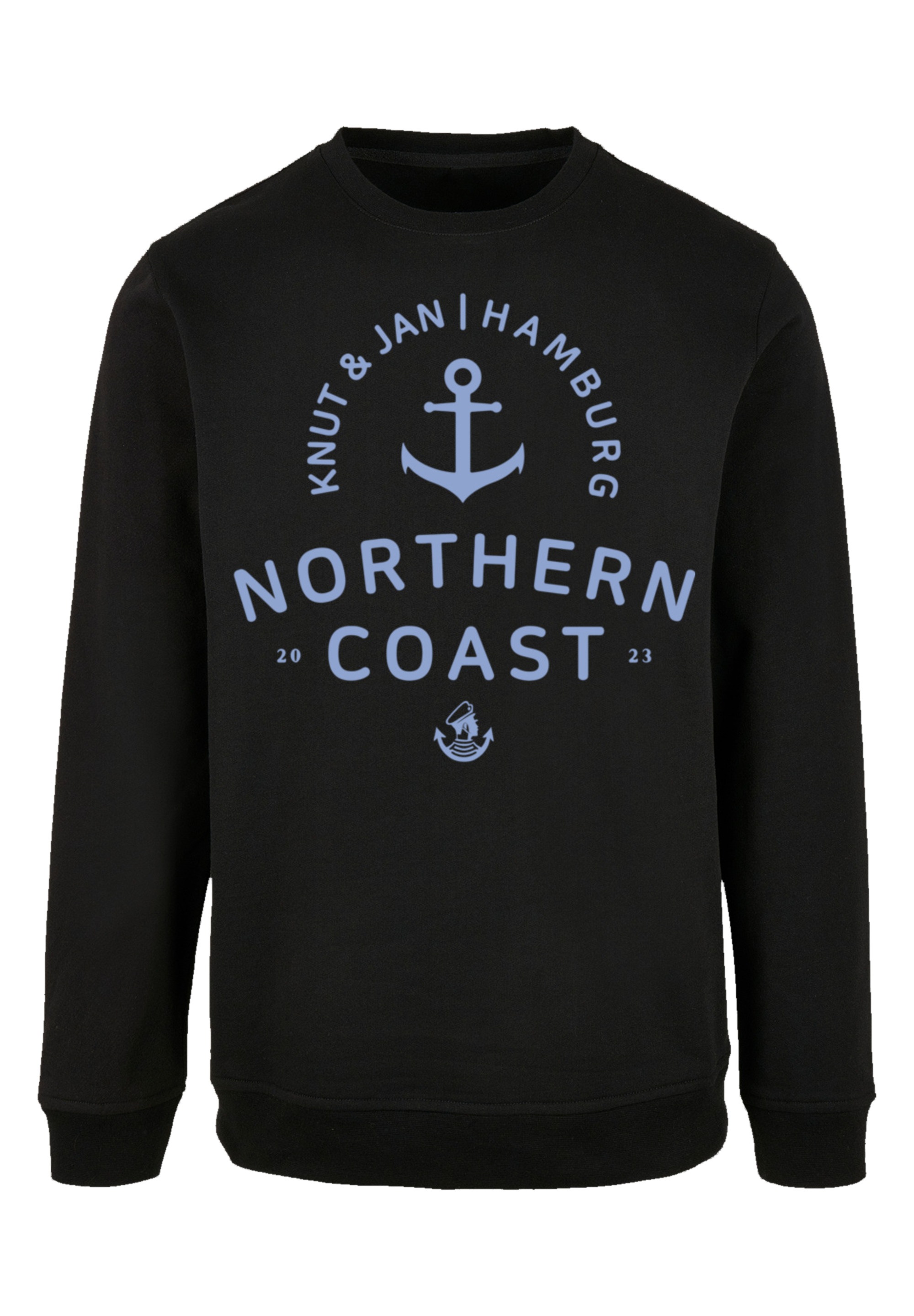 F4NT4STIC Kapuzenpullover »Nordsee Knut & Jan Hamburg« Print