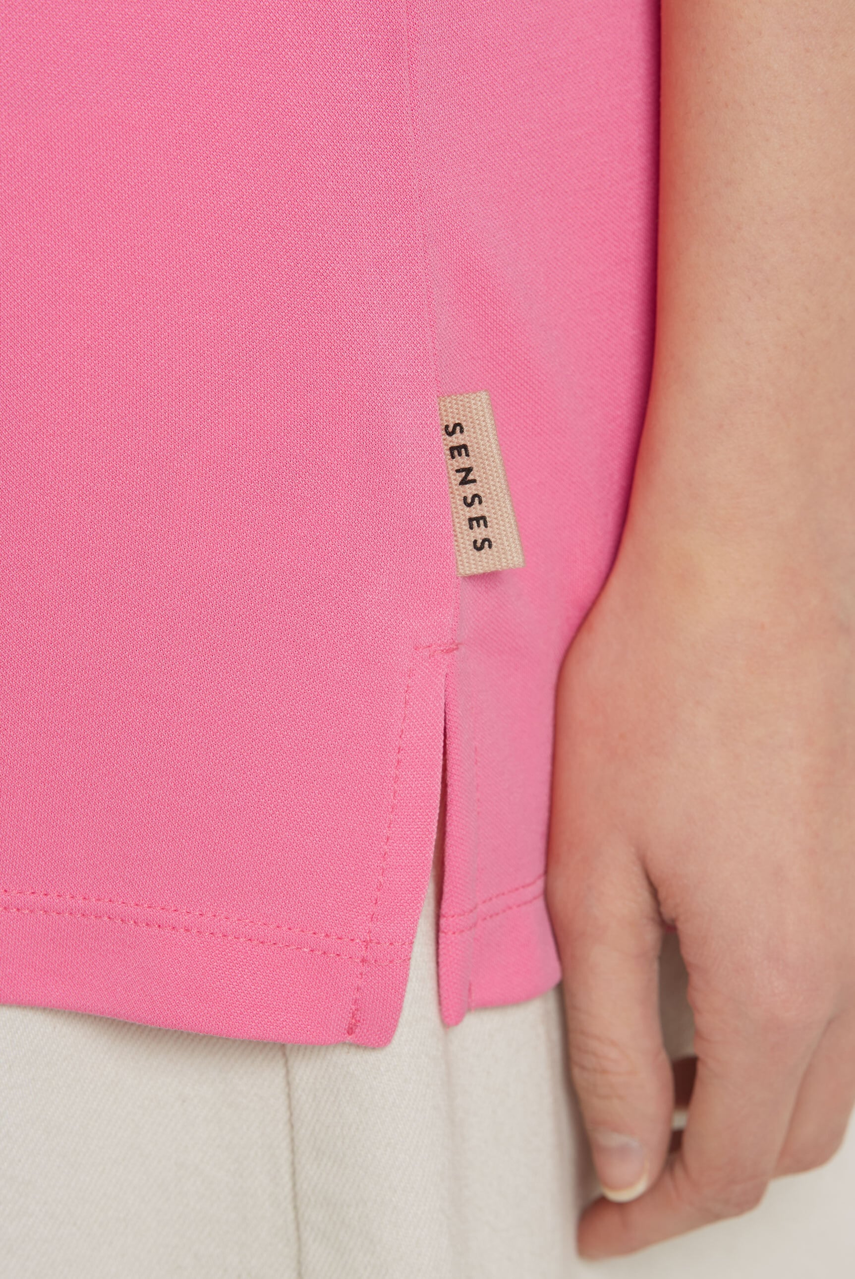 SENSES.THE LABEL Rundhalsshirt, mit Necktape