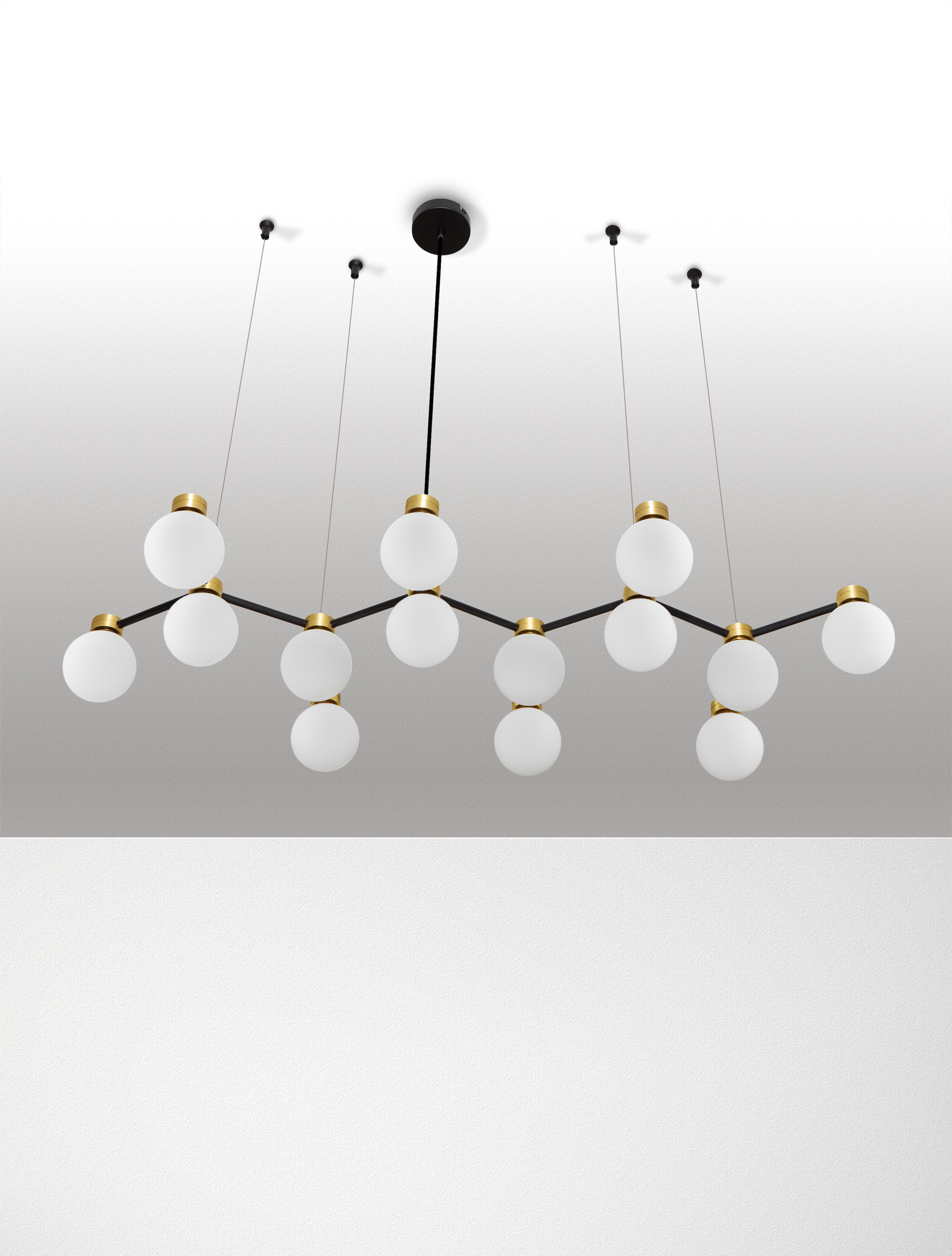 Nova Luce Pendelleuchte »OVALINO«, 14 flammig