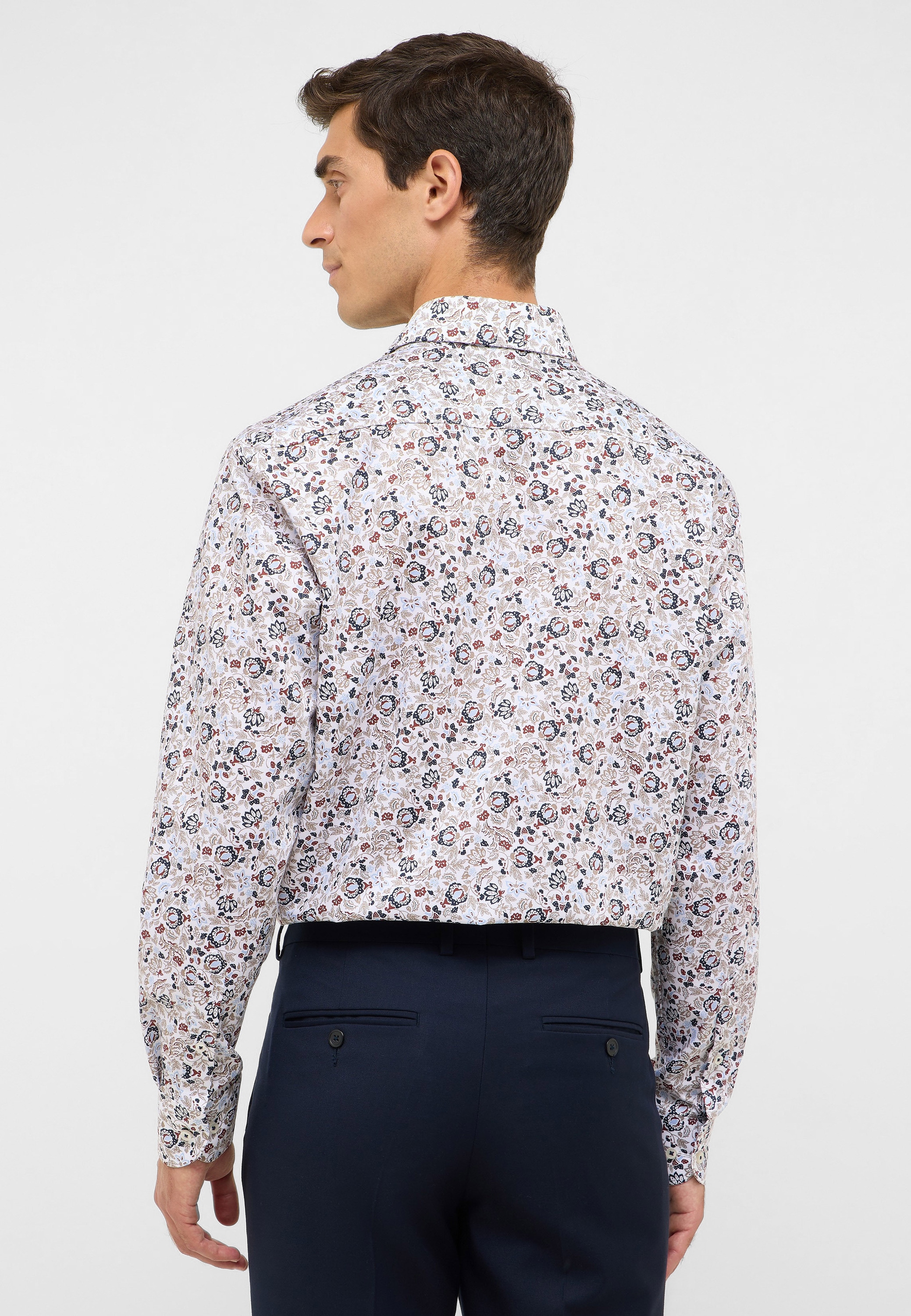 Eterna Langarmhemd »MODERN FIT«, NON IRON (bügelfrei)