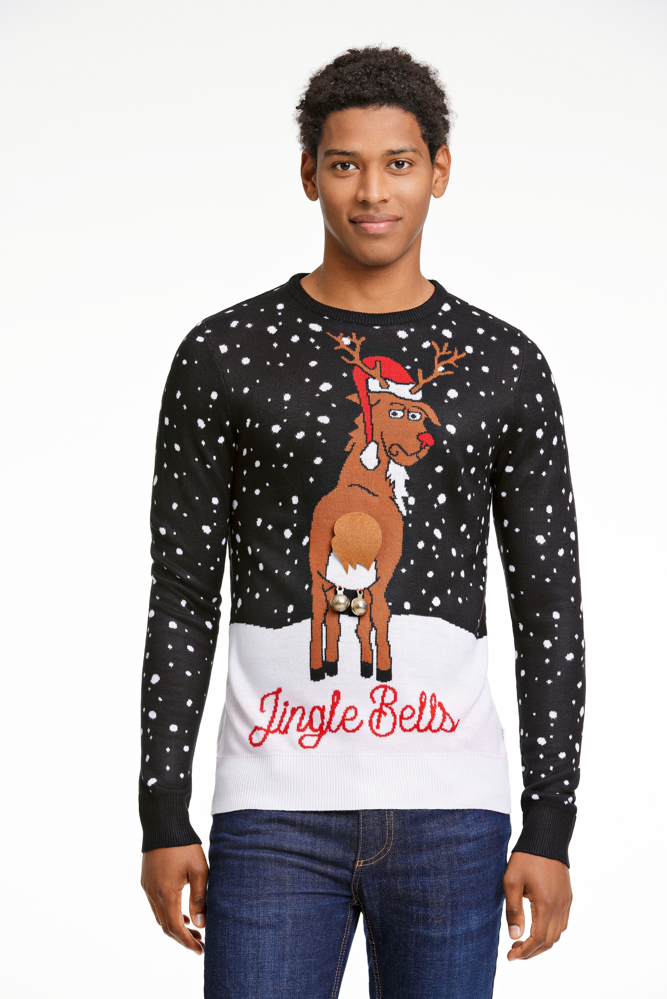 LINDBERGH Weihnachtspullover in Weihnachts-Optik günstig online kaufen