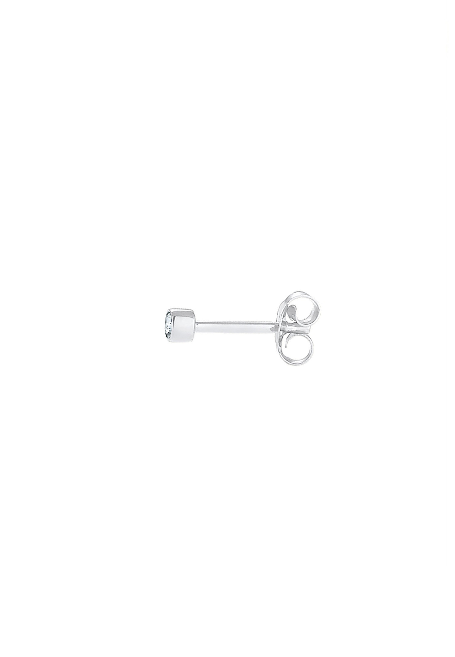Elli Single-Ohrstecker »Single Ohrstecker Basic Kristall 925 Silber«