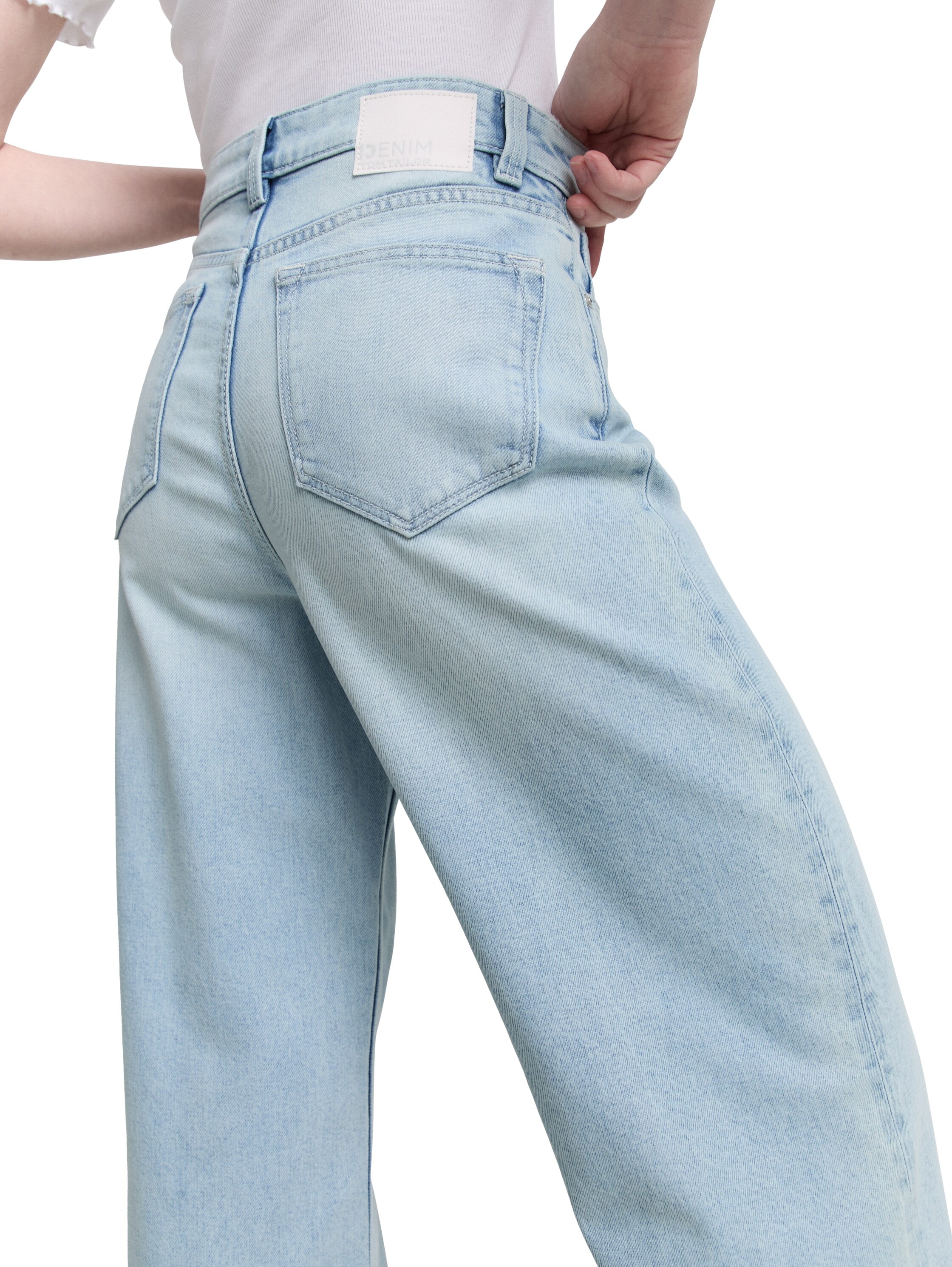 TOM TAILOR Denim Weite Jeans »LINOU«, im Five-Pocket Style