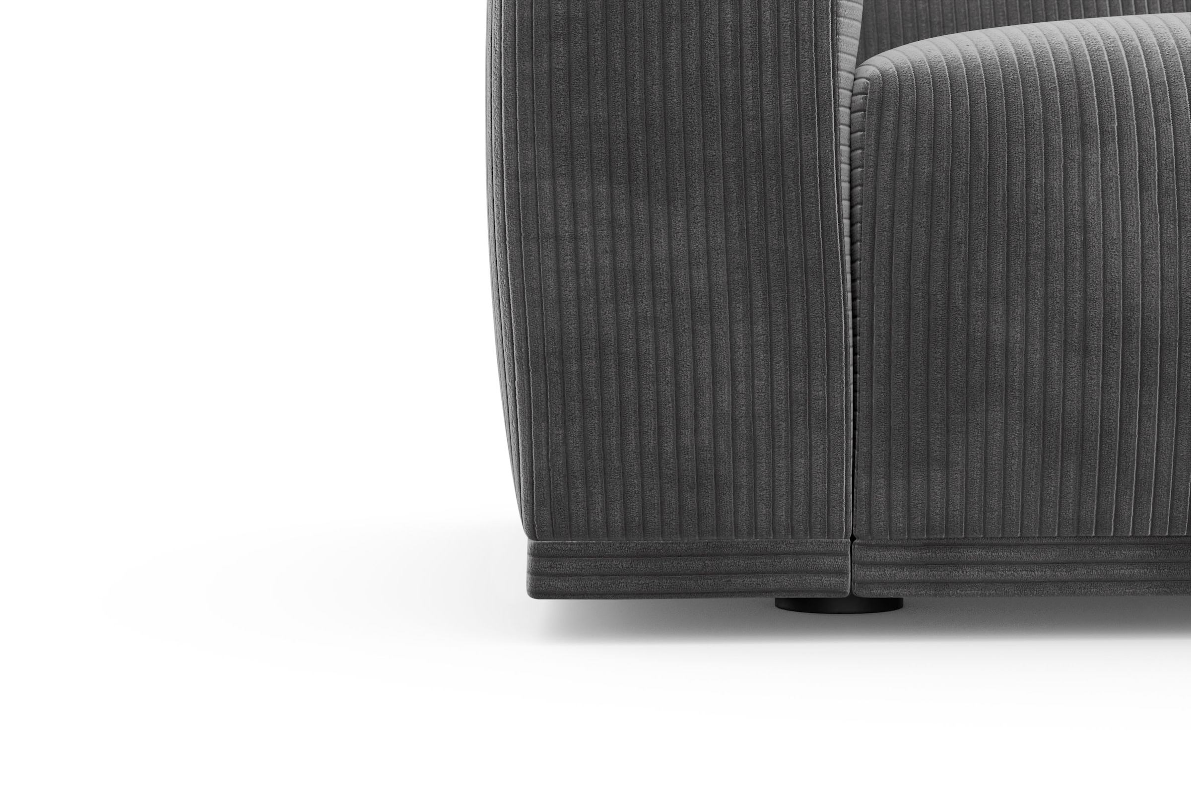 TRENDMANUFAKTUR Big-Sofa »Braga, mit hochwertigem Kaltschaum, Megasofa, in Cord erhältlich«, modernes Big-Sofa, Couch mit hohem Sitzkomfort, 254/72/107 cm (B/H/T)
