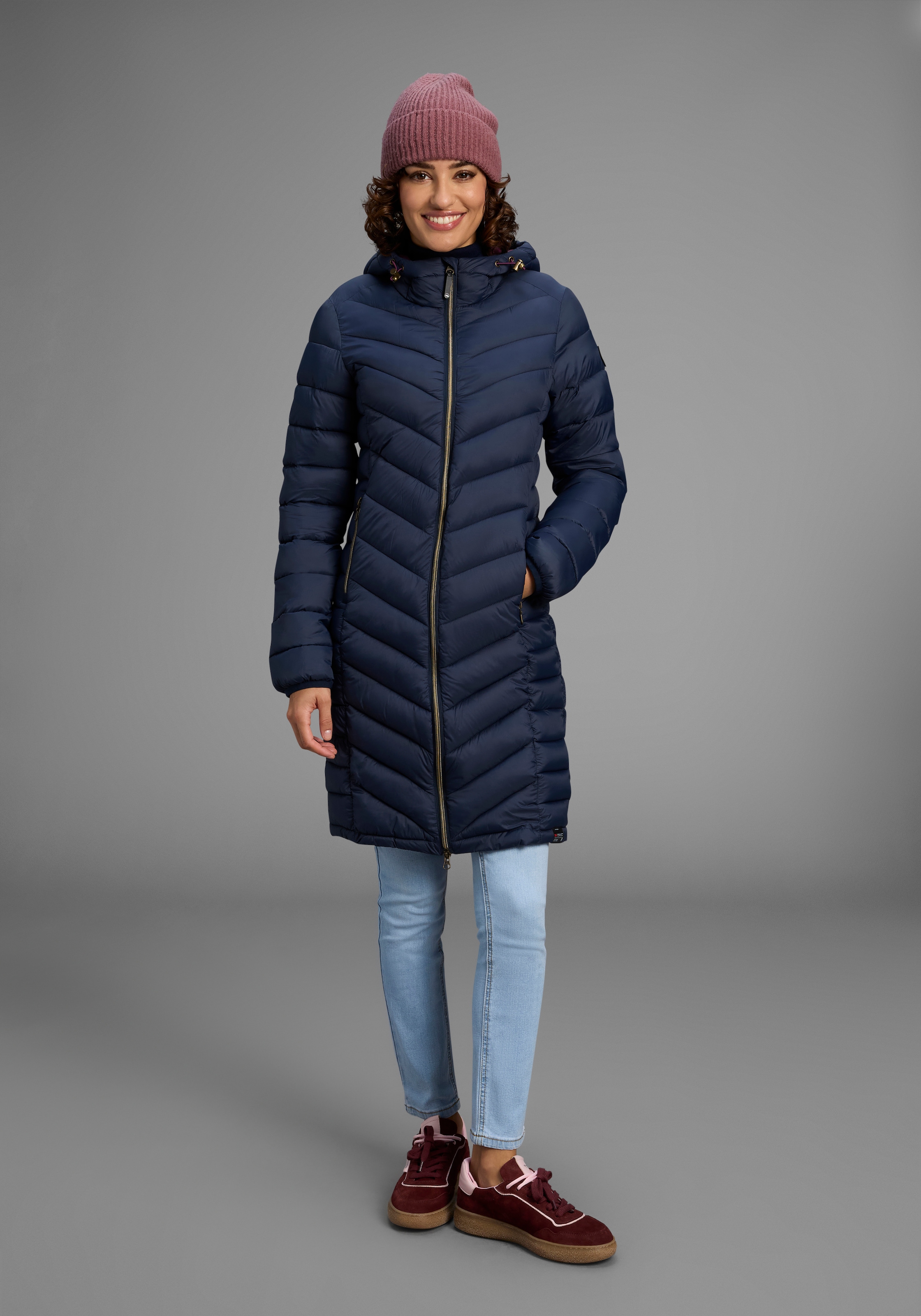 Polarino Steppmantel besonders leicht mit großem Wärmerückhaltevermögen, Üb günstig online kaufen