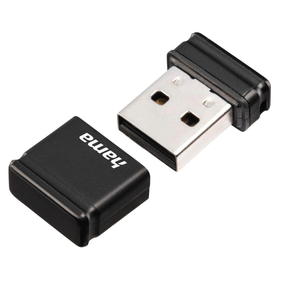 Hama USB-Stick »Smartly, USB 2.0, Schwarz«, (USB 2.0)