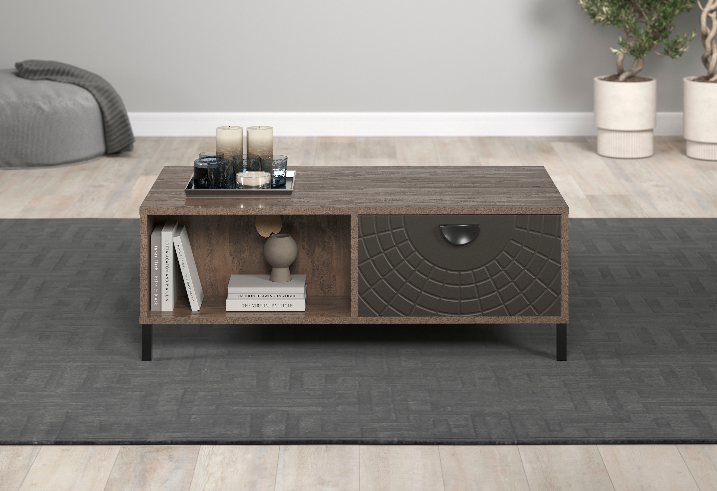 INOSIGN Couchtisch "Fusion" 1 Stk. tlg. Couchtisch mit 2 Schubladen & 2 off günstig online kaufen
