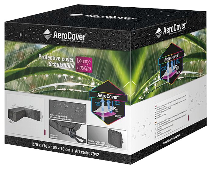 Aerocovers Gartenmöbel-Schutzhülle »Loungehülle 270x270x100xH70«, Loungehülle 270x270x100xH70 cm