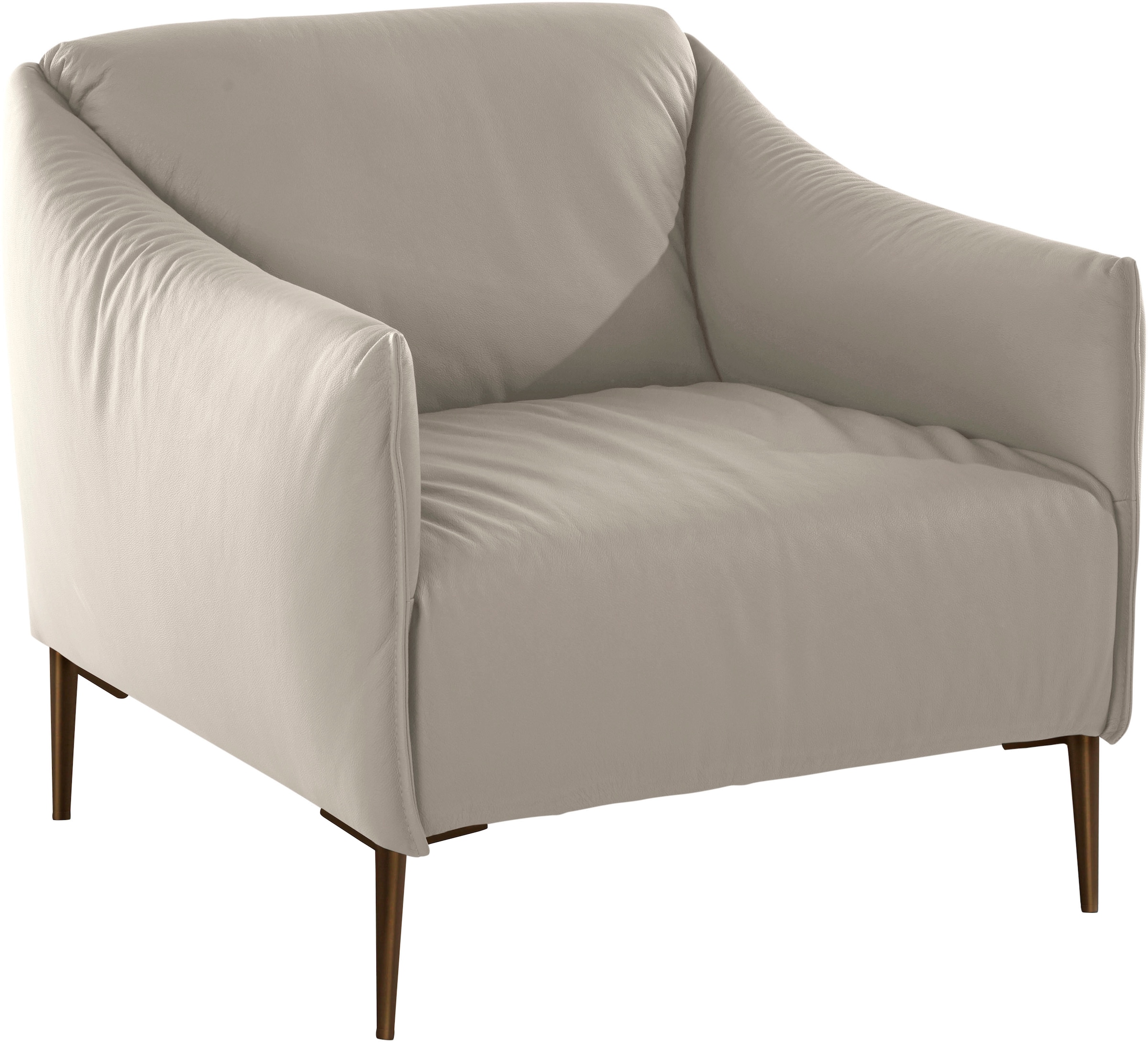 W.SCHILLIG Cocktailsessel »sally«, mit Metallfüßen in Bronze pulverbeschichtet