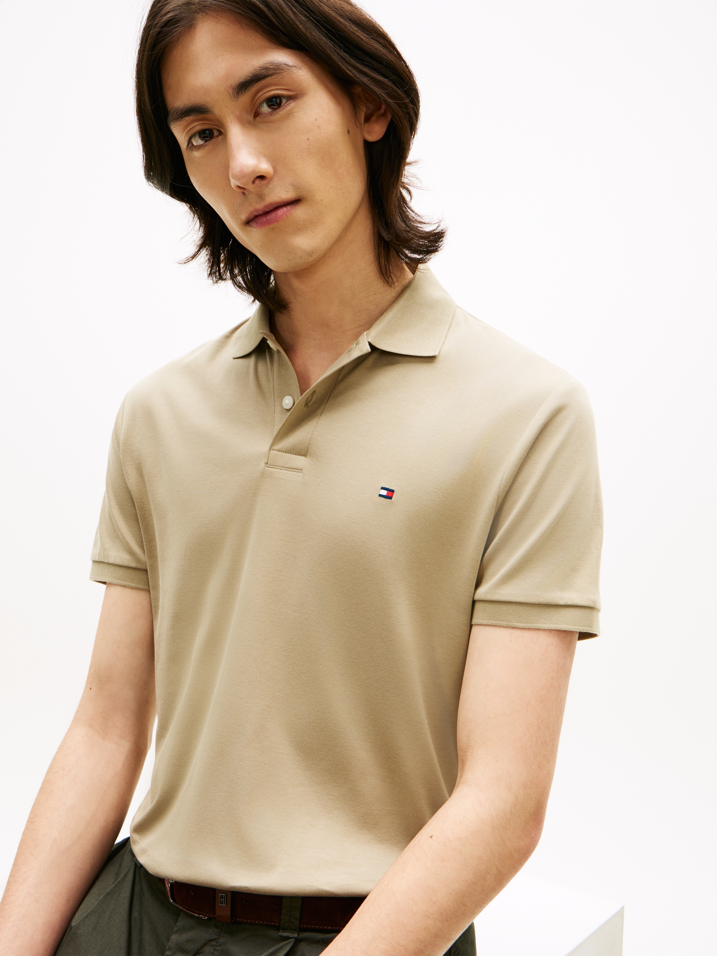 Tommy Hilfiger Poloshirt »LIQUID COTTON REGULAR SEASONAL« mit Logostickerei
