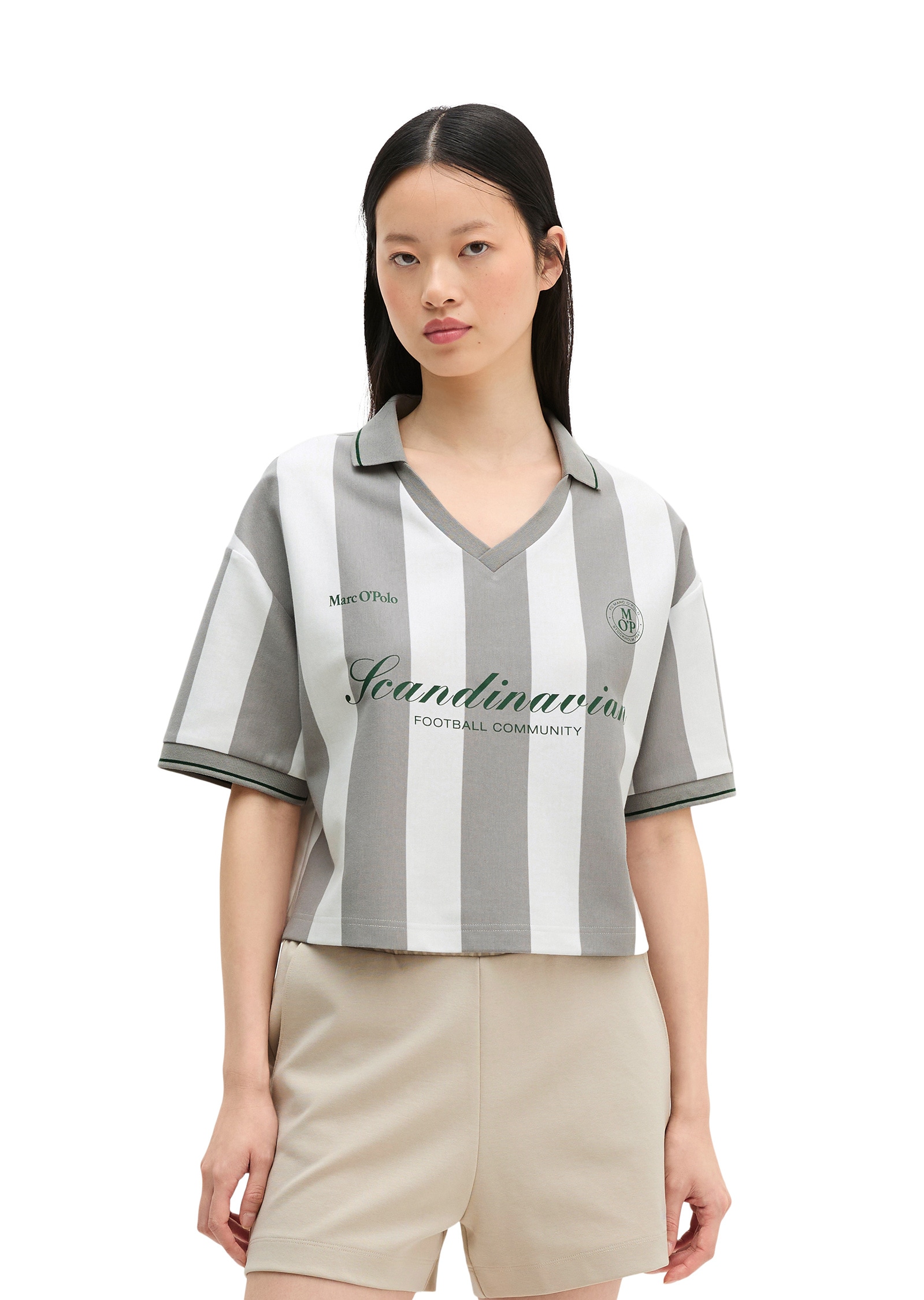 Marc O'Polo T-Shirt »aus Organic Cotton-Mix«