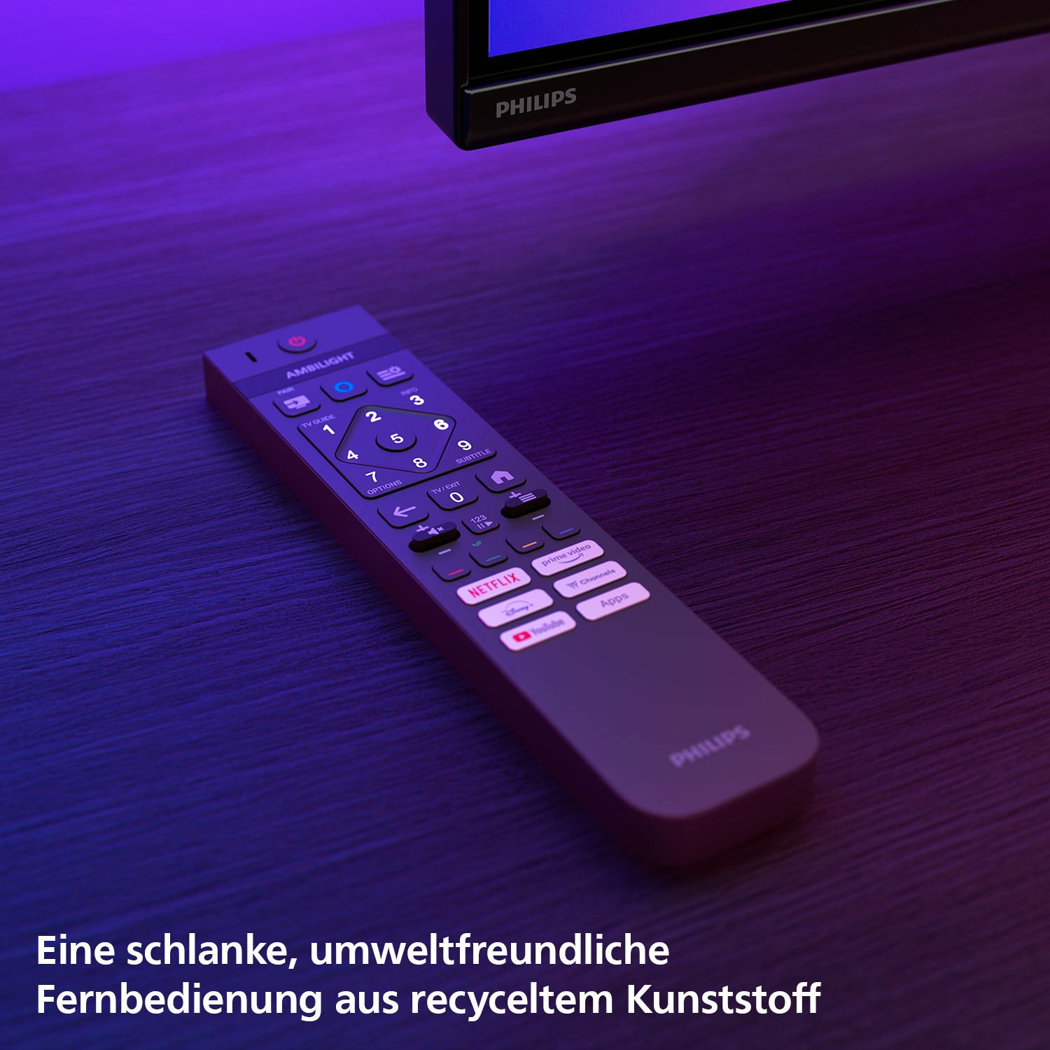 Philips Mini-LED-Fernseher »55MLED910/12«, 4K Ultra HD, Smart-TV