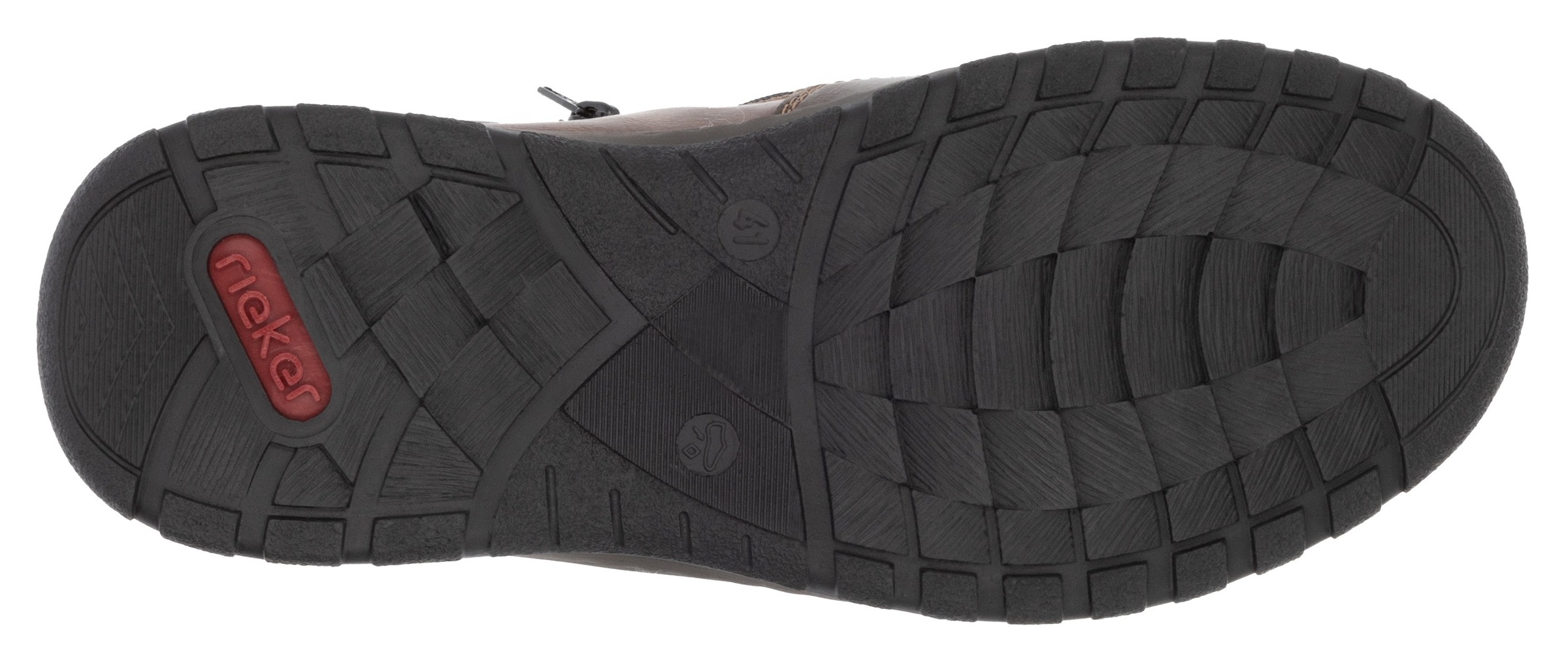Rieker Winterboots, Winterstiefelette, Halbschuh mit beidseitigen Reißverschlüssen