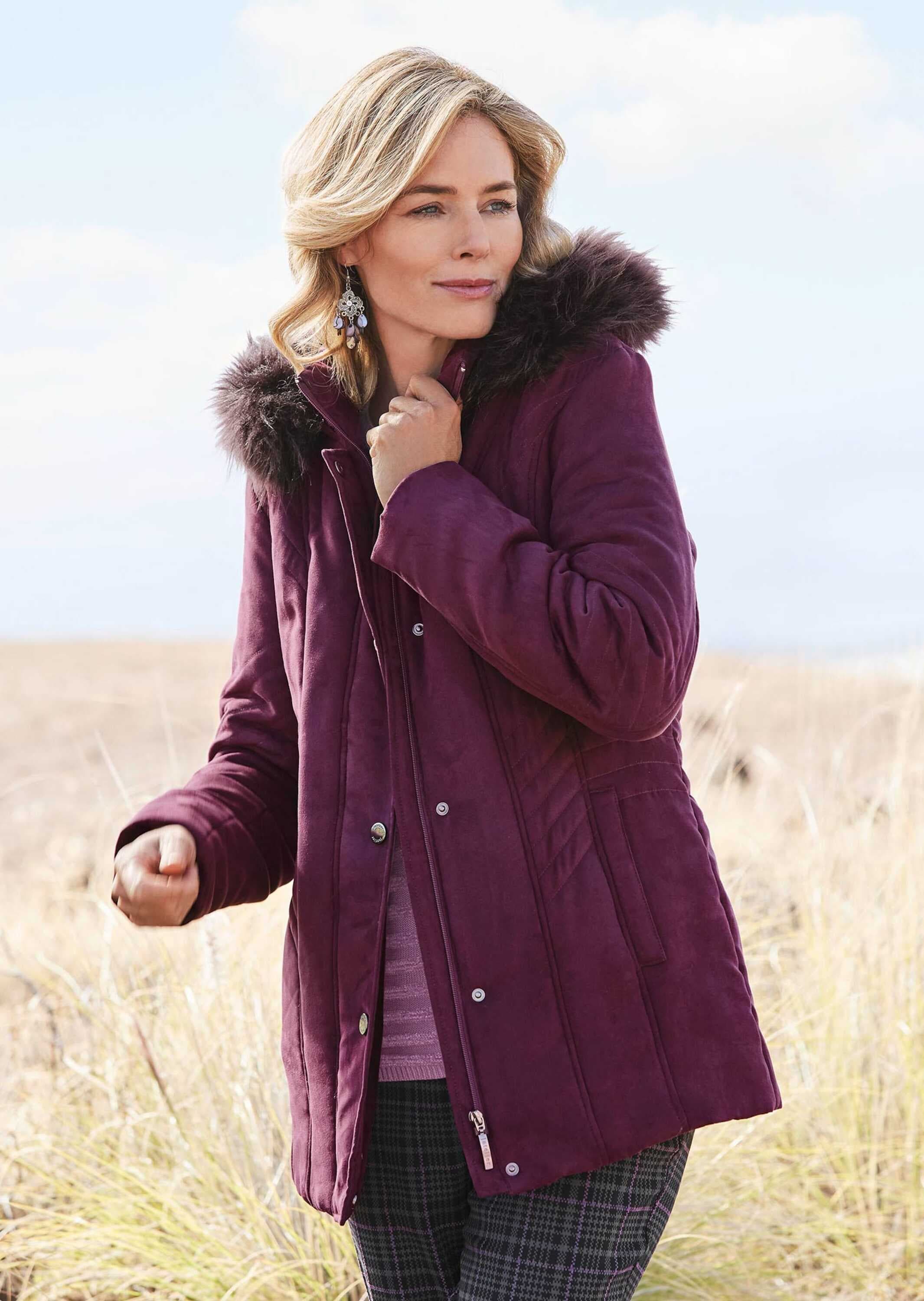 GOLDNER Steppjacke »Kurzgröße Steppjacke mit Kapuze«