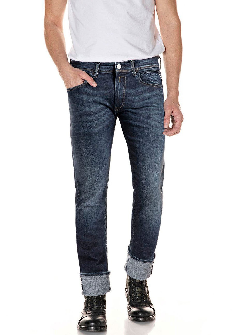Replay Straight-Jeans »GROVER«, in vielen verschiedenen Waschungen, mit Stretch kaufen