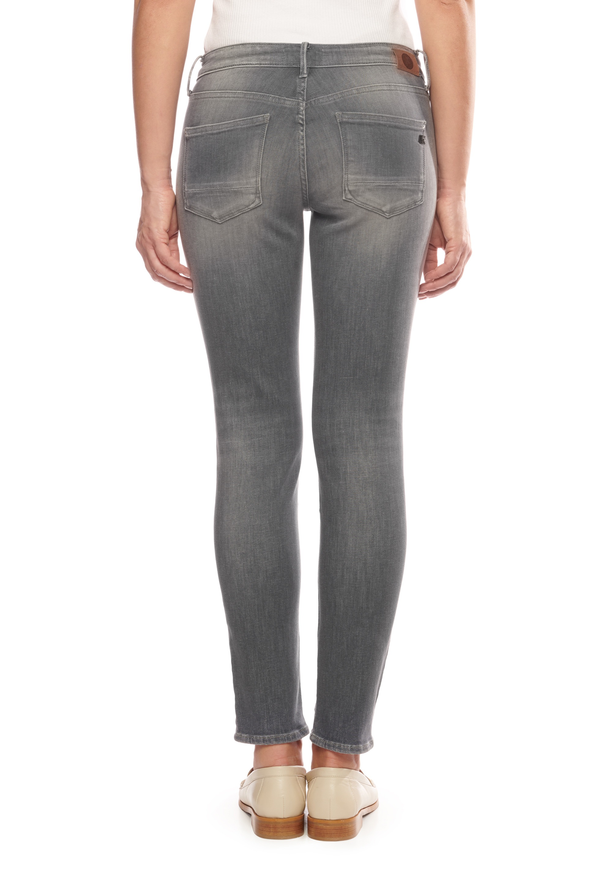 Le Temps Des Cerises Slim-fit-Jeans, mit trendigen Used-Details