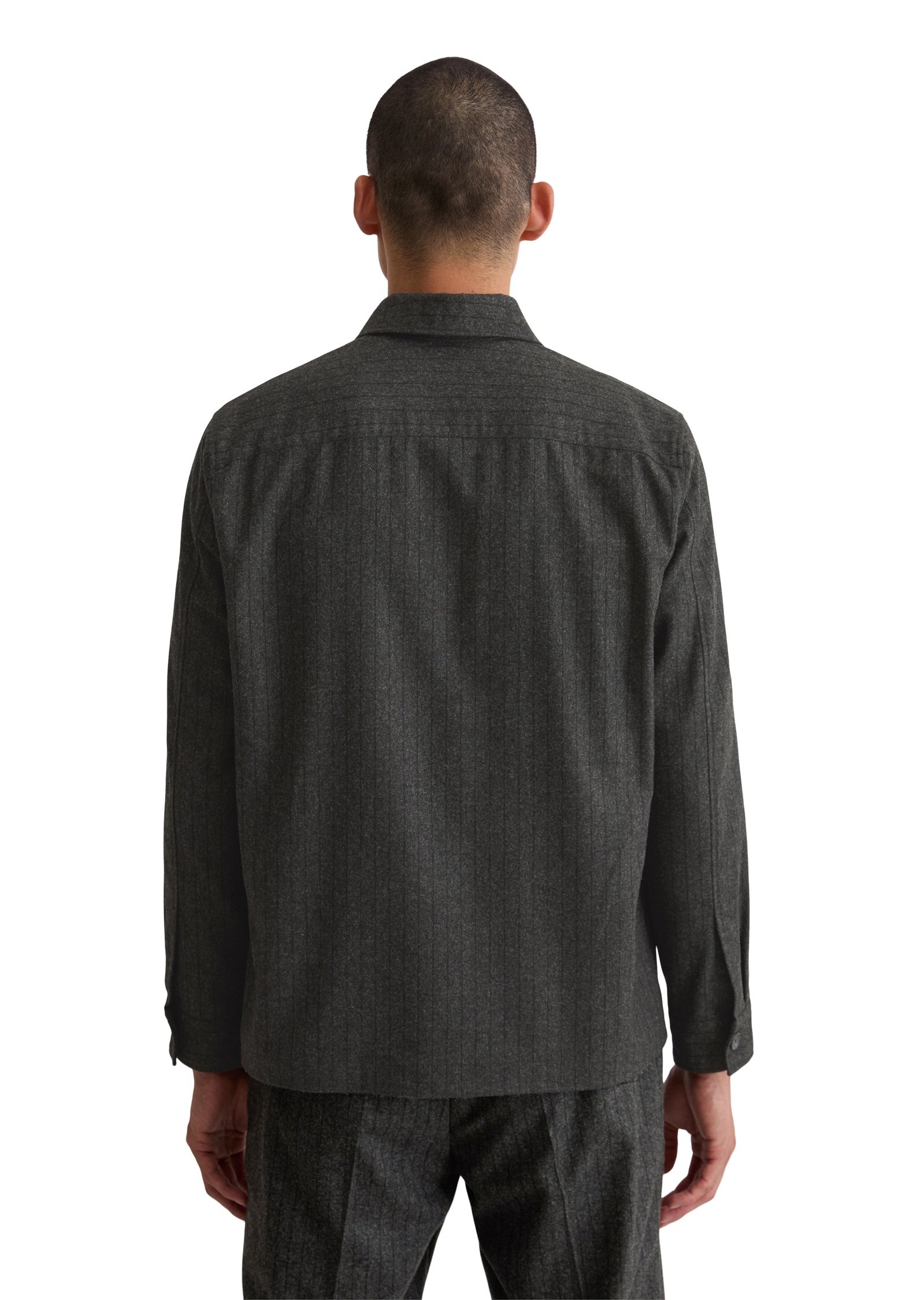 Marc O'Polo Kurzjacke »aus weicher Tech Wool« ohne Kapuze