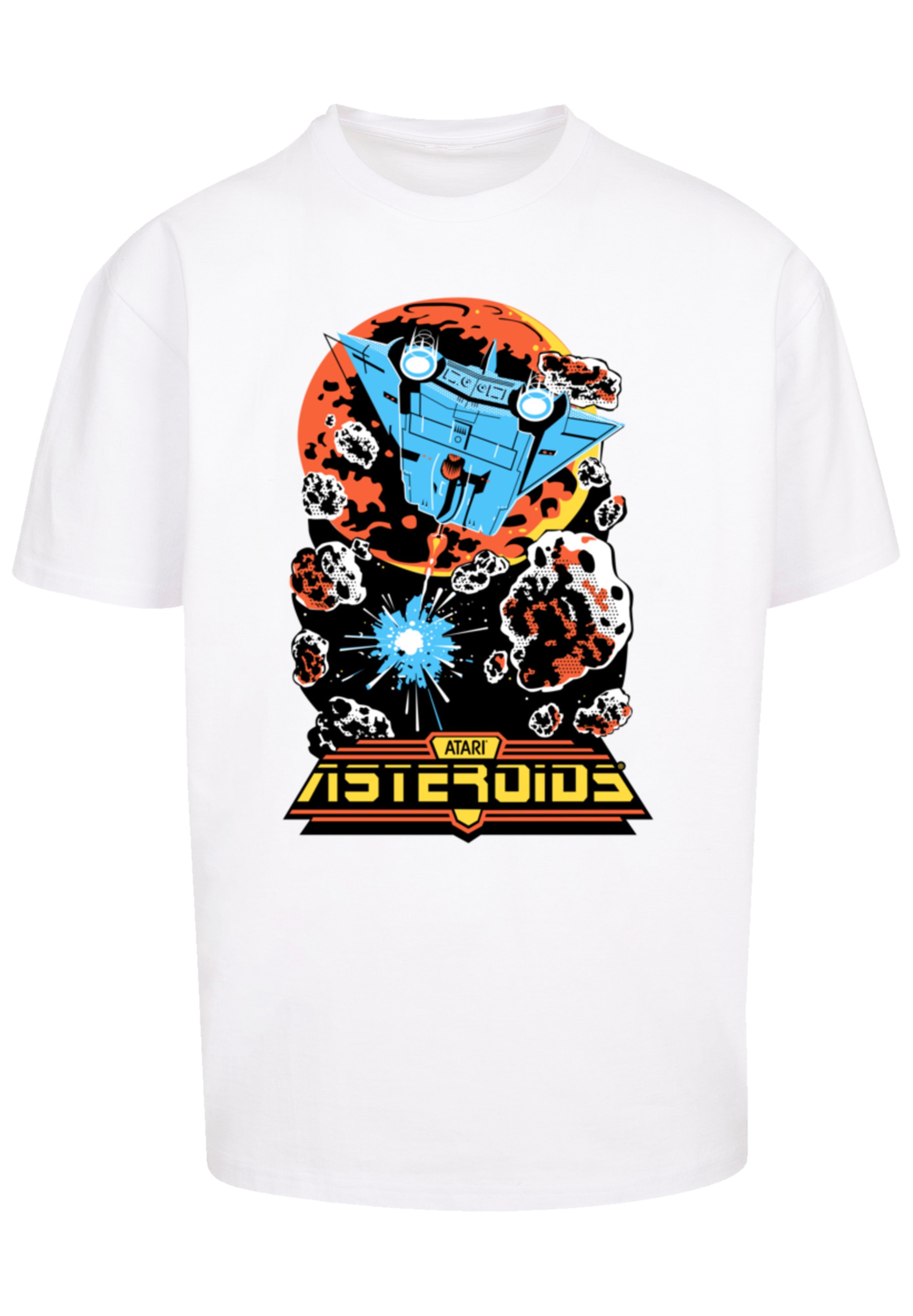 F4NT4STIC T-Shirt »Asteroids Vintage Atari Retro Gaming«, Premium Qualität