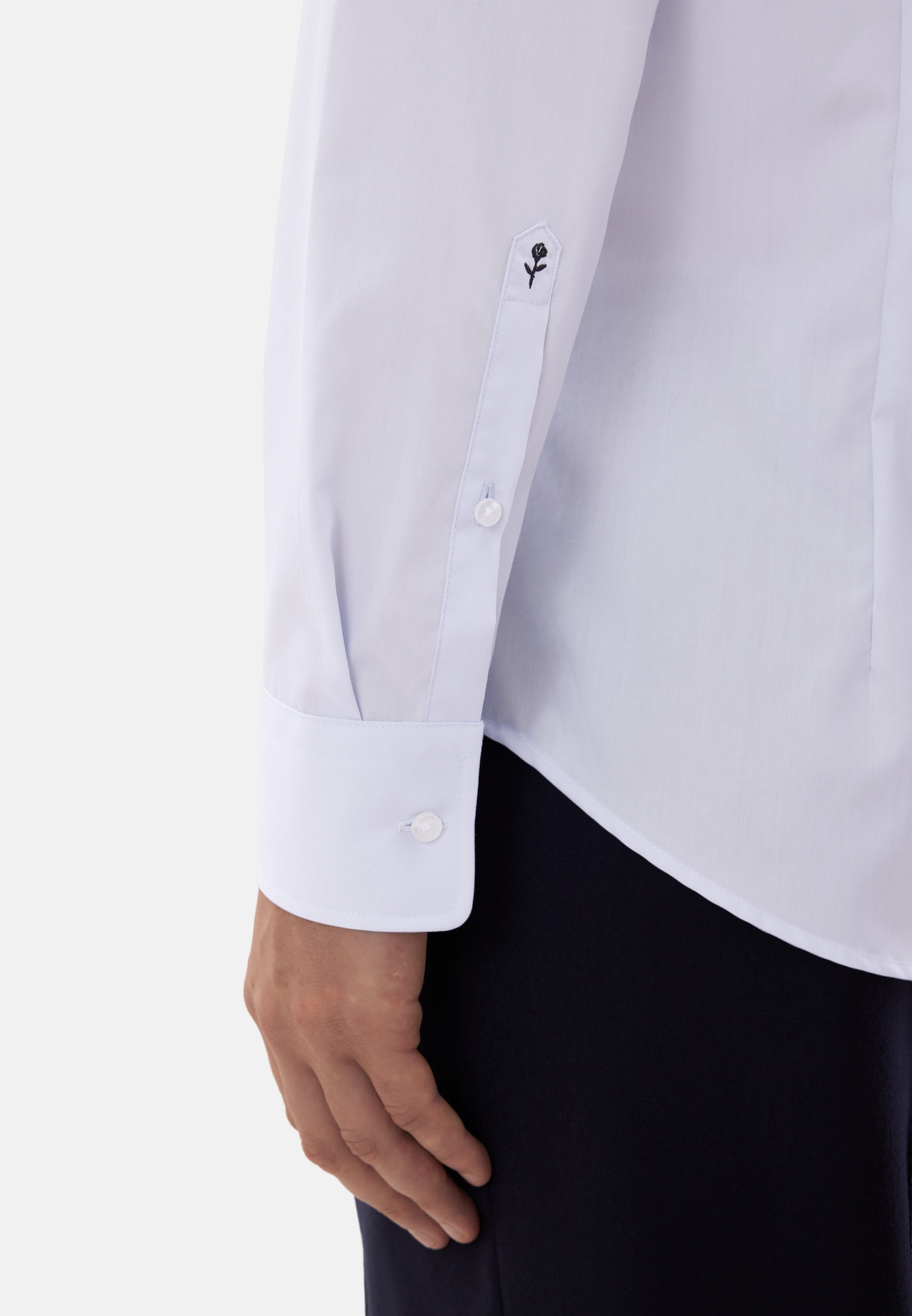 seidensticker Businesshemd »Schwarze Rose« Slim 1/1 Kentkragen Uni