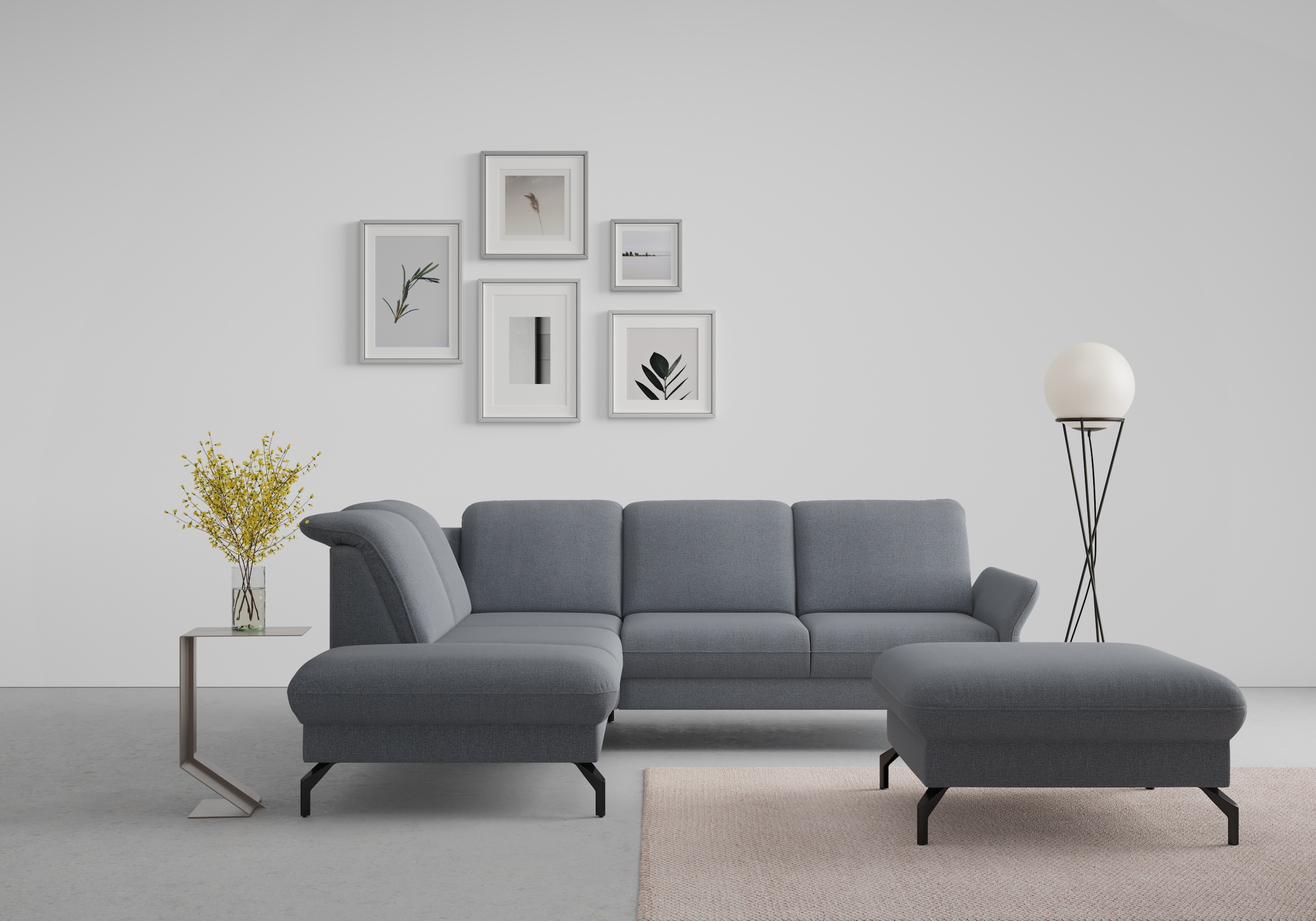 sit&more Ecksofa "Fashion L-Form", wahlweise mit Kopfteilverstellung und Vo günstig online kaufen