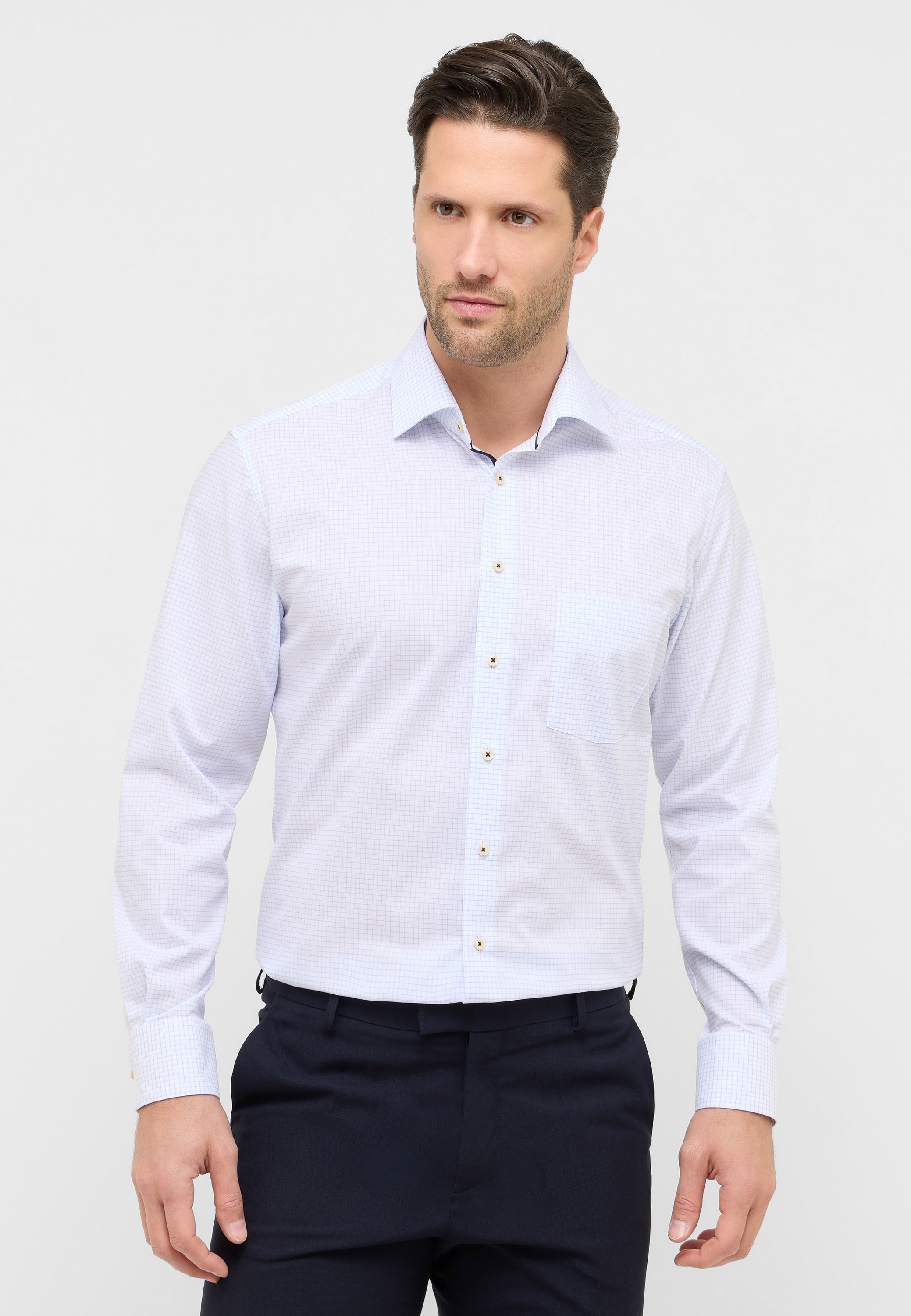 Eterna Langarmhemd "MODERN FIT" NON IRON (bügelfrei) günstig online kaufen