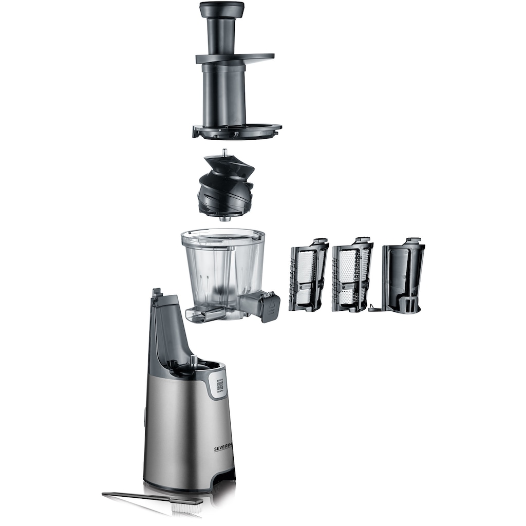 Severin Slow Juicer »ES 3571«, 150 W, für Säfte, Sorbets, Marmelade uvm., mit Easy-Clean Konzept