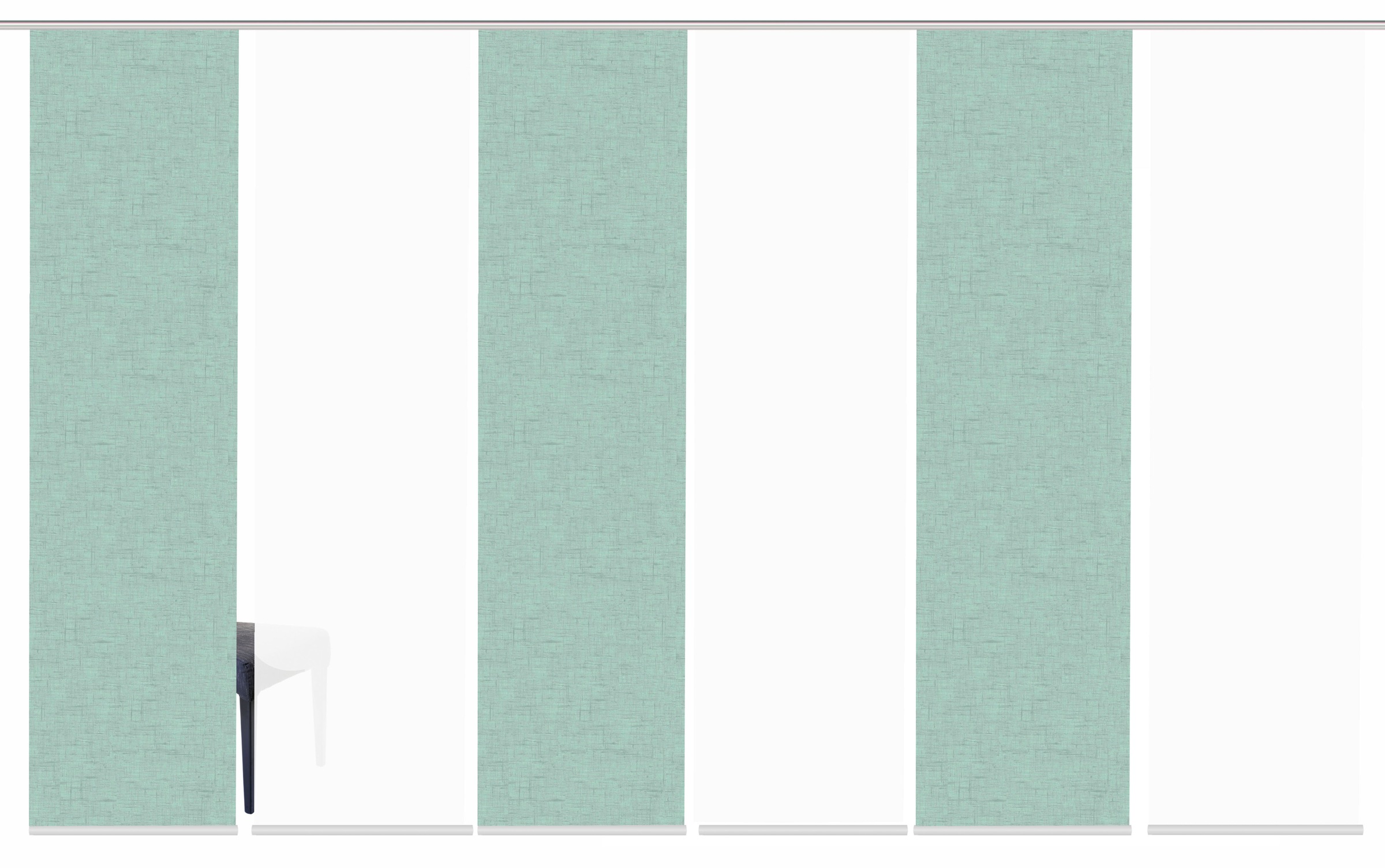 HOME WOHNIDEEN Schiebegardine "PIVE 6er SET" Paneelwagen 6 Stk. tlg. Schieb günstig online kaufen