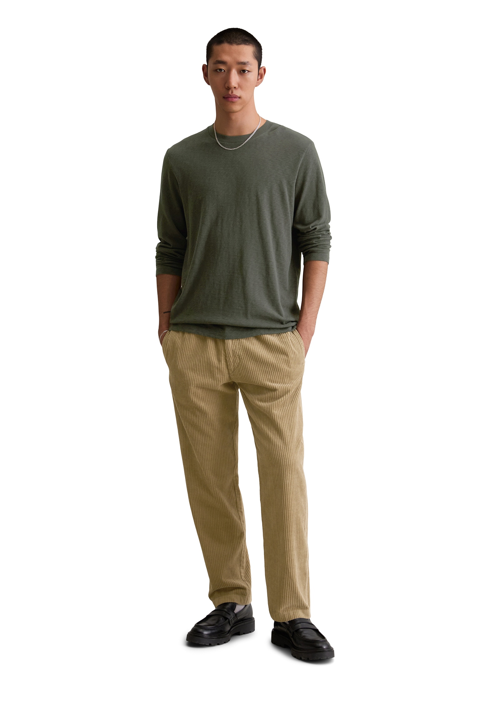 Marc O'Polo DENIM Langarmshirt »in schwerer Slub-Jersey-Qualität«