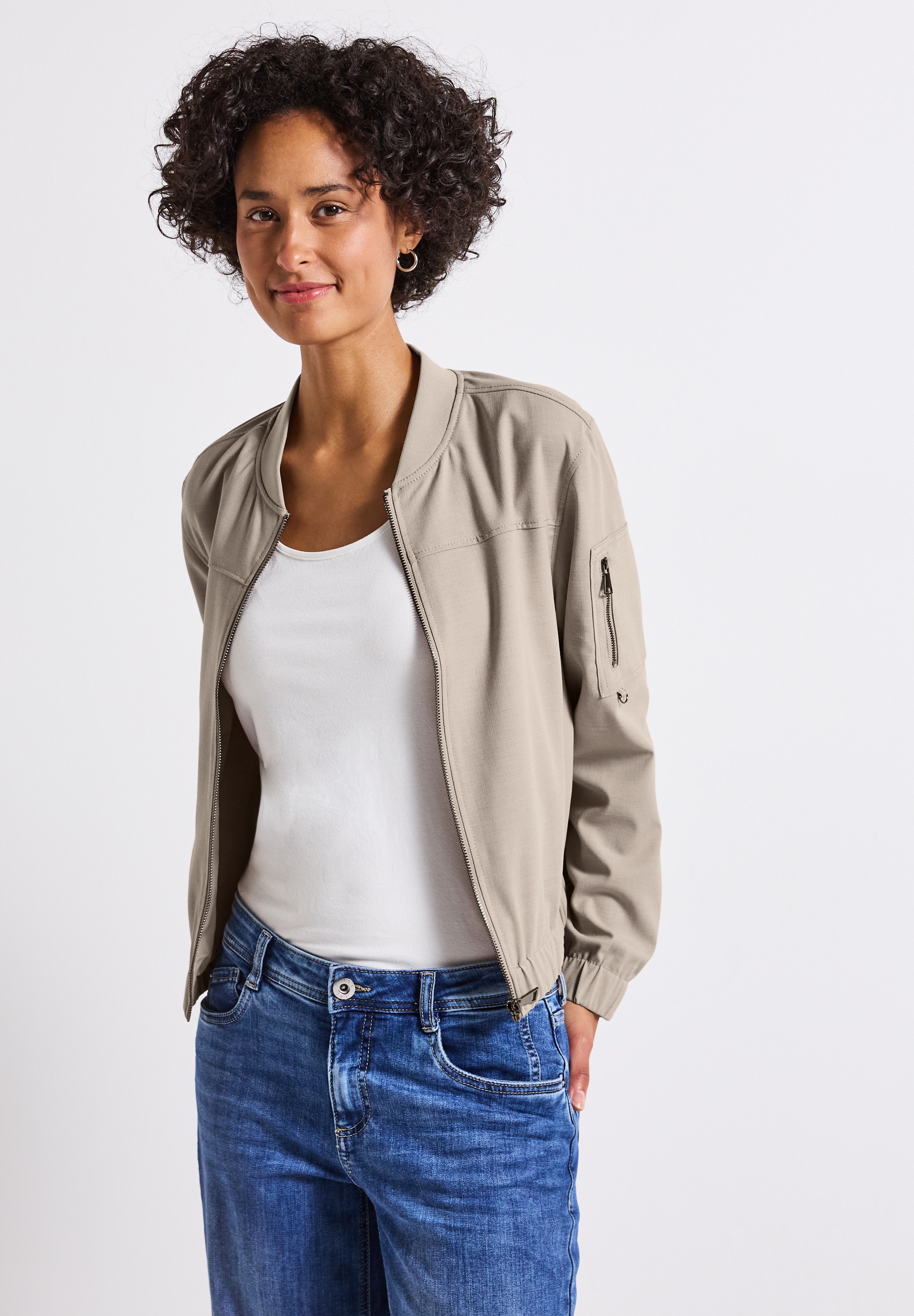 STREET ONE Blouson, ohne Kapuze, mit Elastiksaum günstig online kaufen
