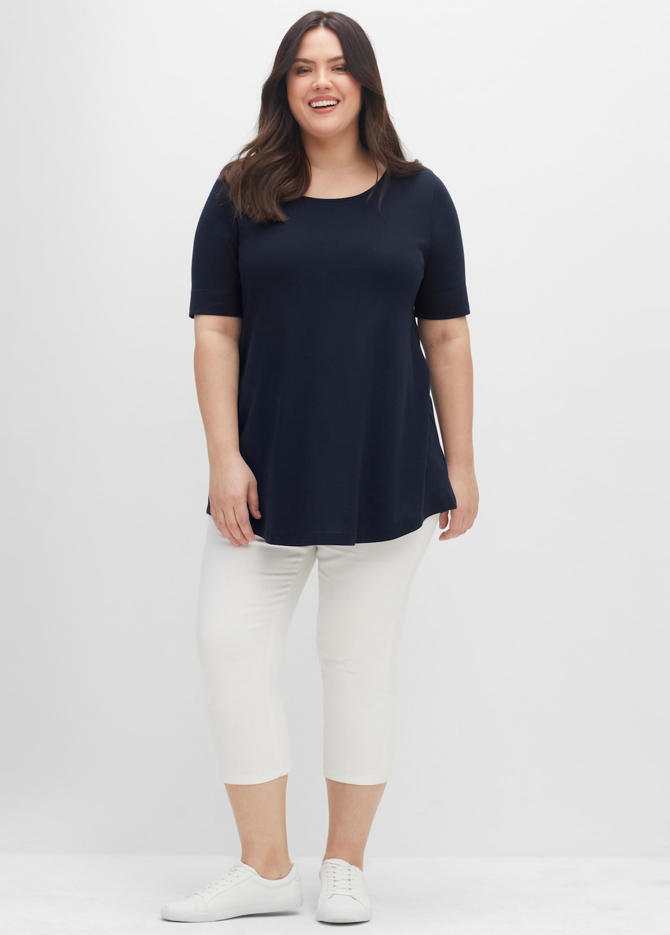 Sheego Longshirt "Longshirt", 1 Stk. günstig online kaufen